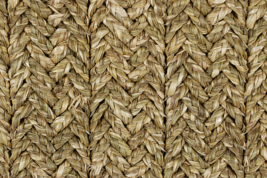 Rug & Kilim’s Textural Custom Seagrass Fiber Sample Rug