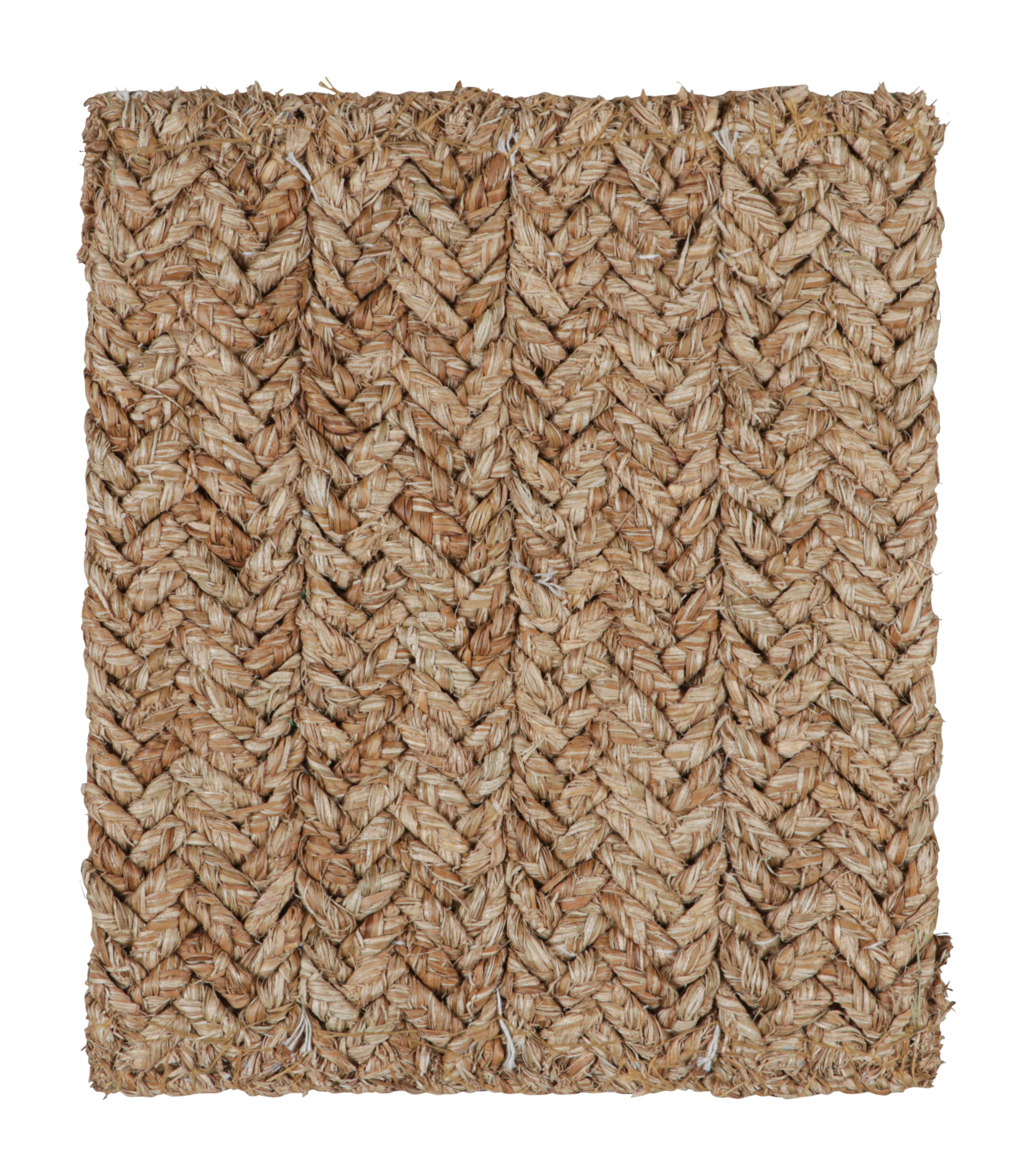Rug & Kilim’s Textural Custom Hogla Fiber Rug Sample