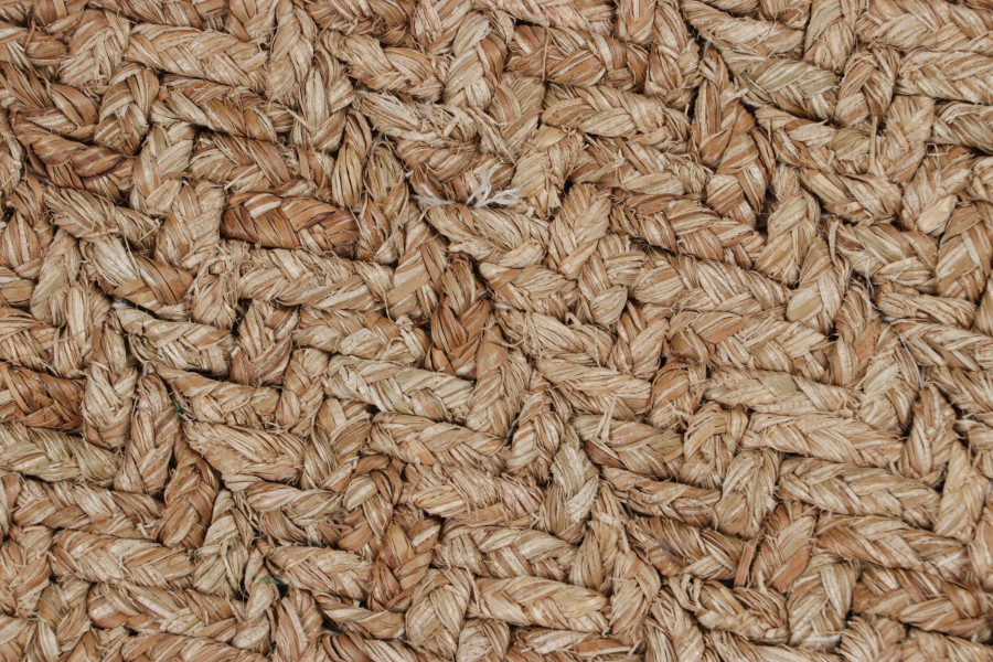 Rug & Kilim’s Textural Custom Hogla Fiber Rug Sample