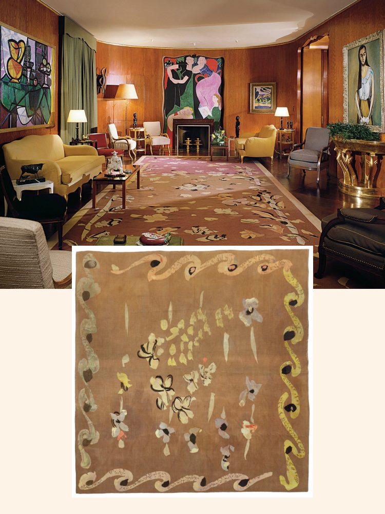 Christian Bérard An Important Carpet for Nelson Rockefeller Christian BérardAn Important Carpet for Nelson Rockefeller
