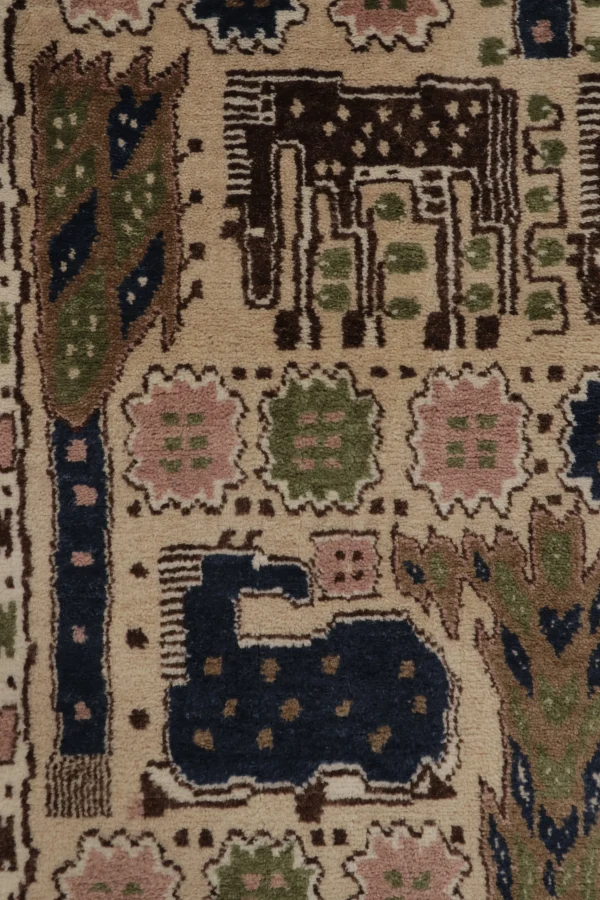Contemporary Folk Pictorial Rug