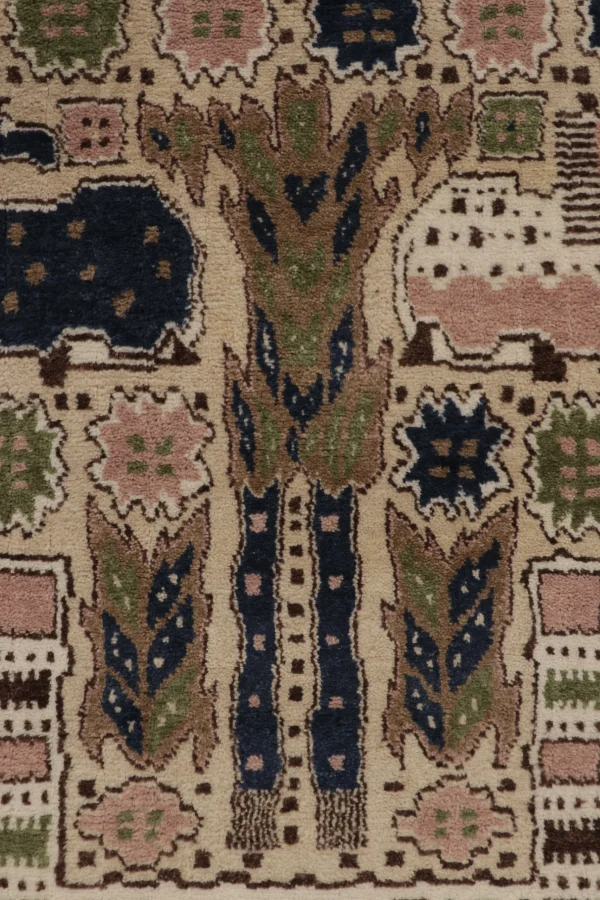 Contemporary Folk Pictorial Rug