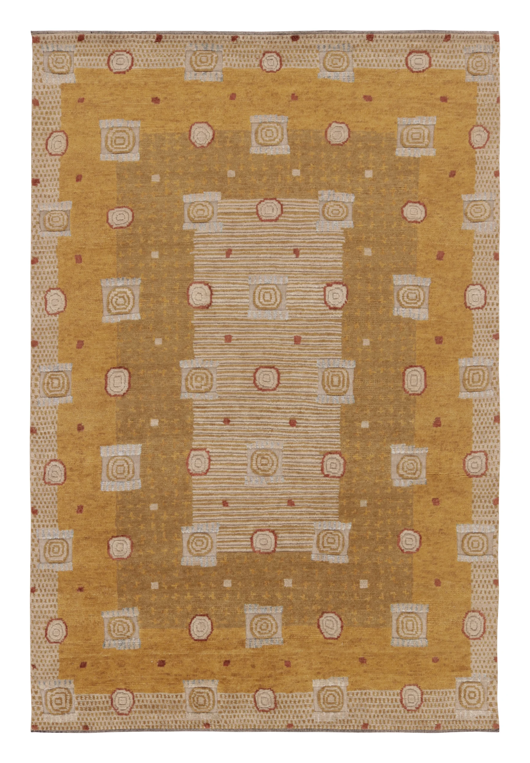 Contemporary Art Deco Geometric Rug