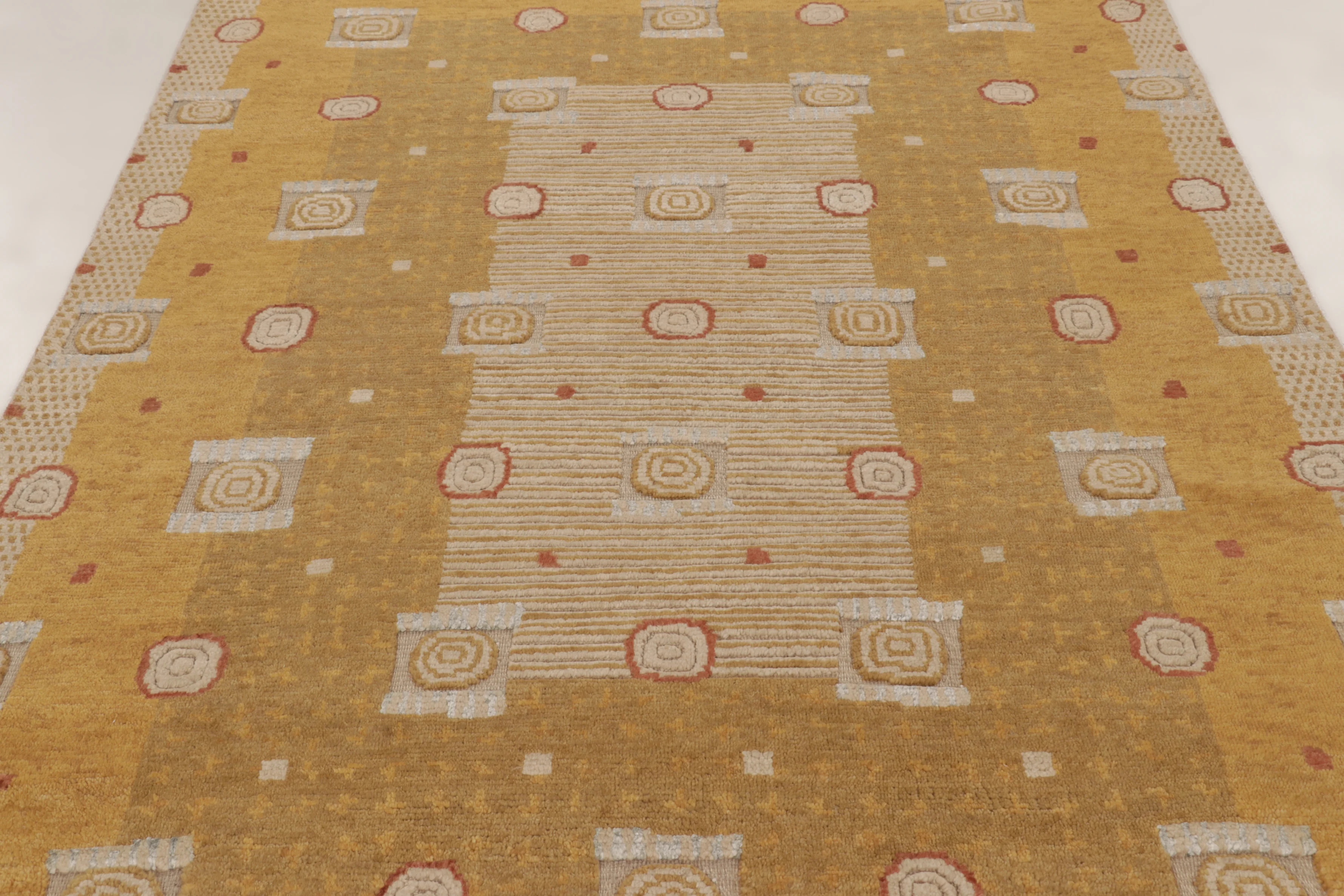 Contemporary Art Deco Geometric Rug