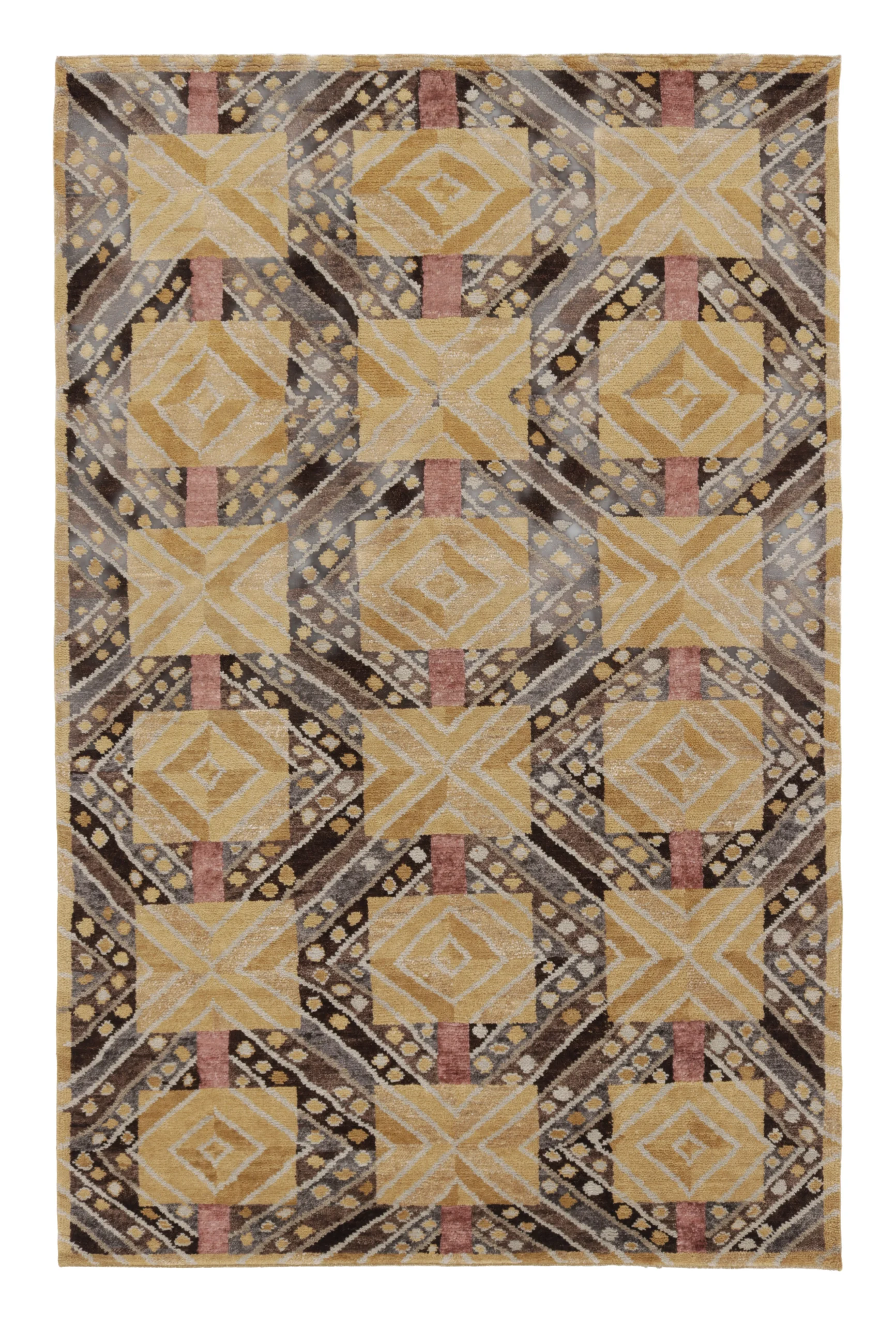 Contemporary Scandinavian Geometric Rug