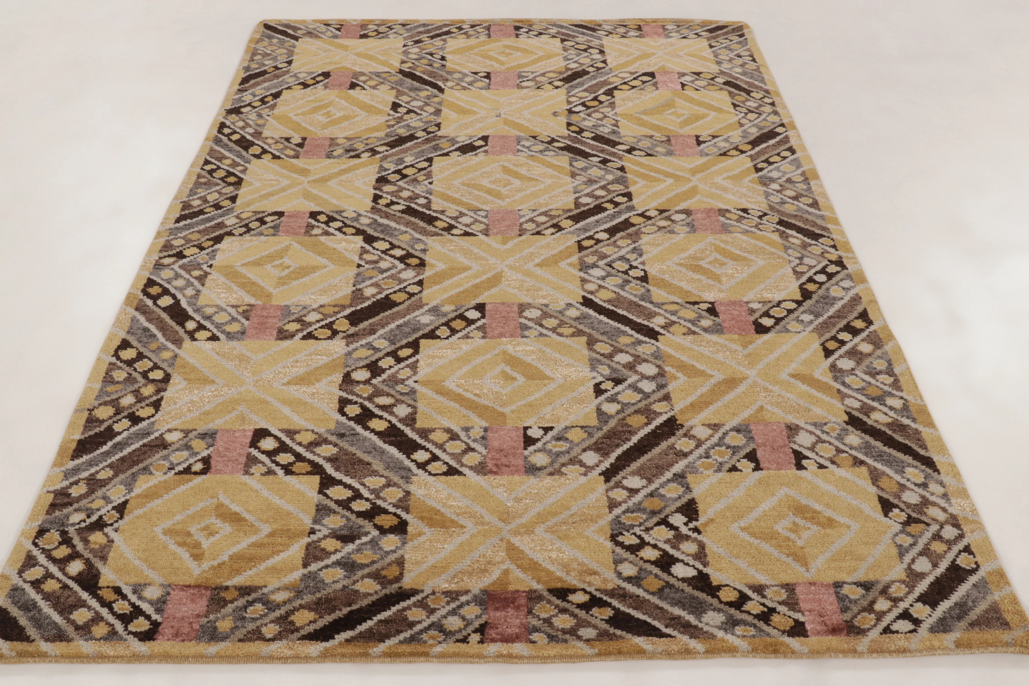 Contemporary Scandinavian Geometric Rug