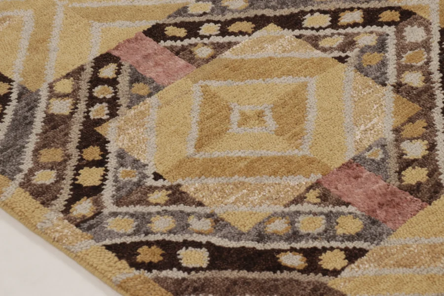 Contemporary Scandinavian Geometric Rug