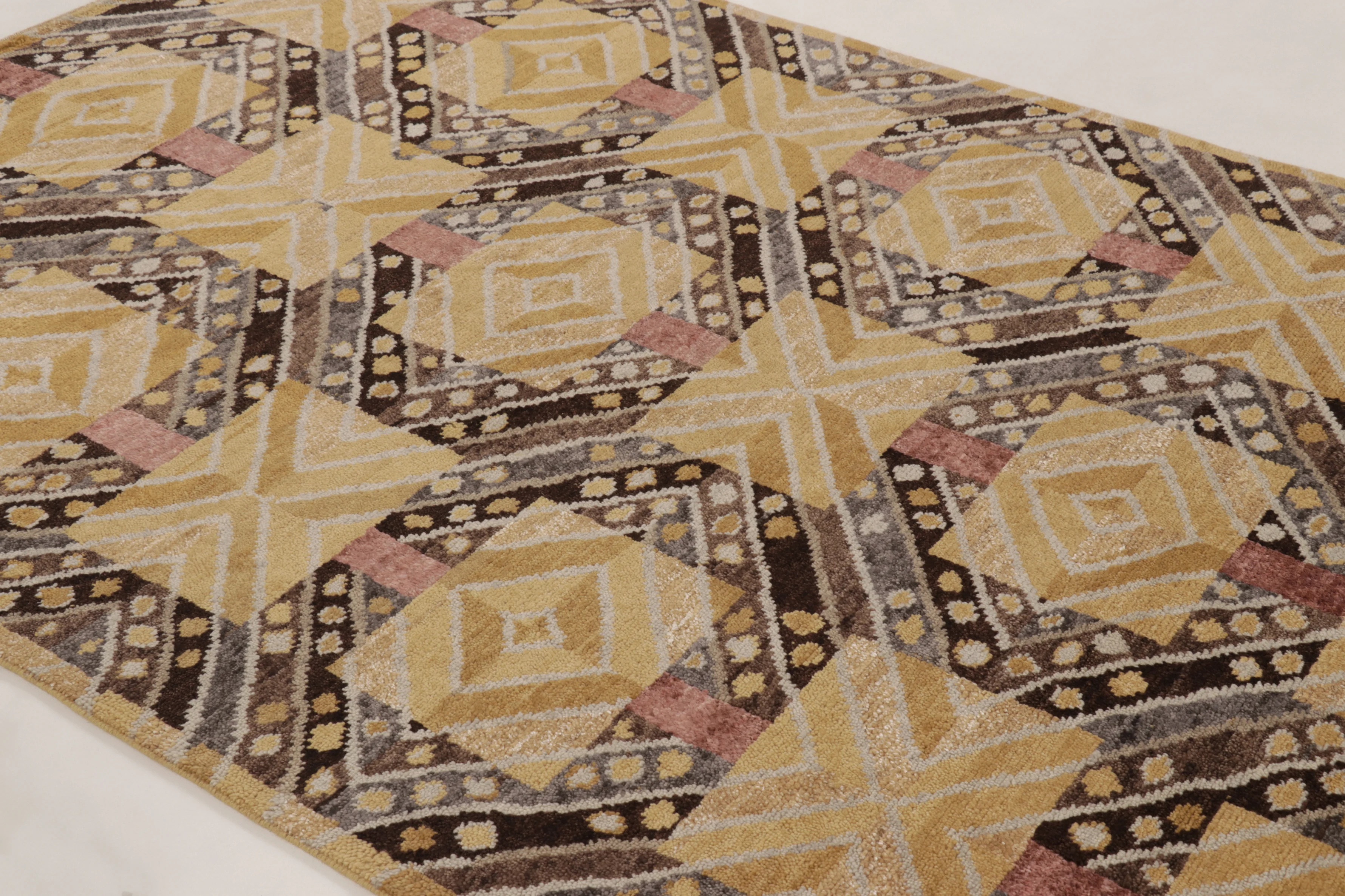 Contemporary Scandinavian Geometric Rug