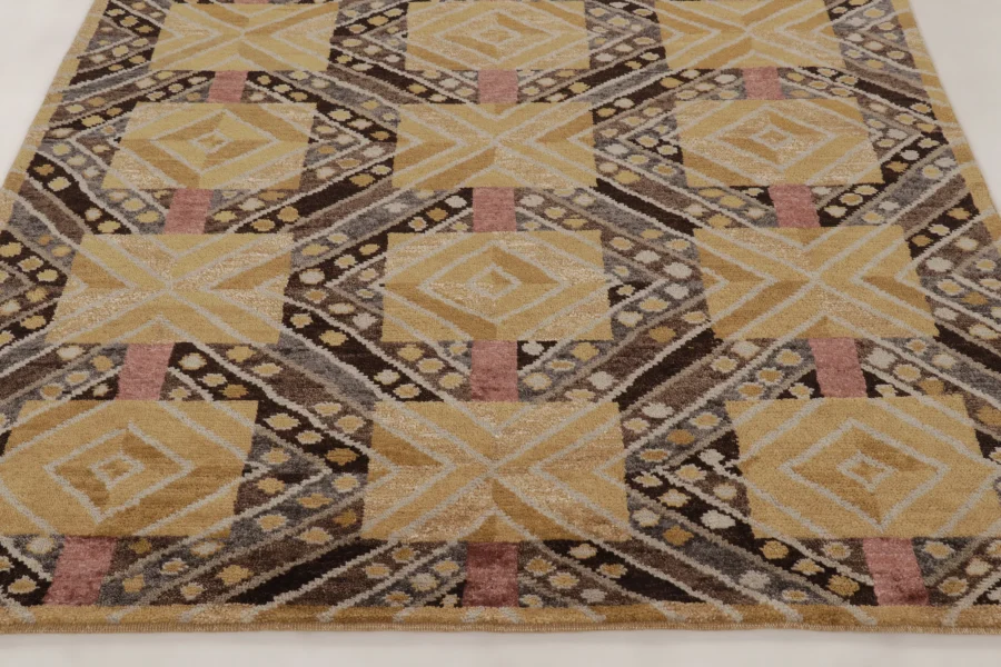 Contemporary Scandinavian Geometric Rug