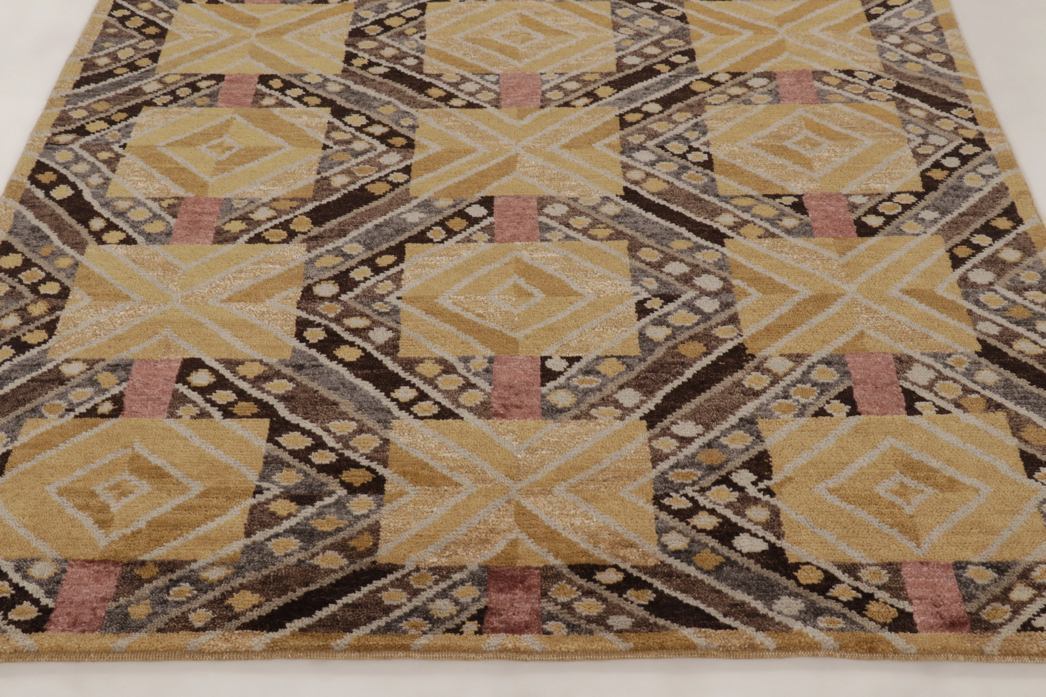 Contemporary Scandinavian Geometric Rug