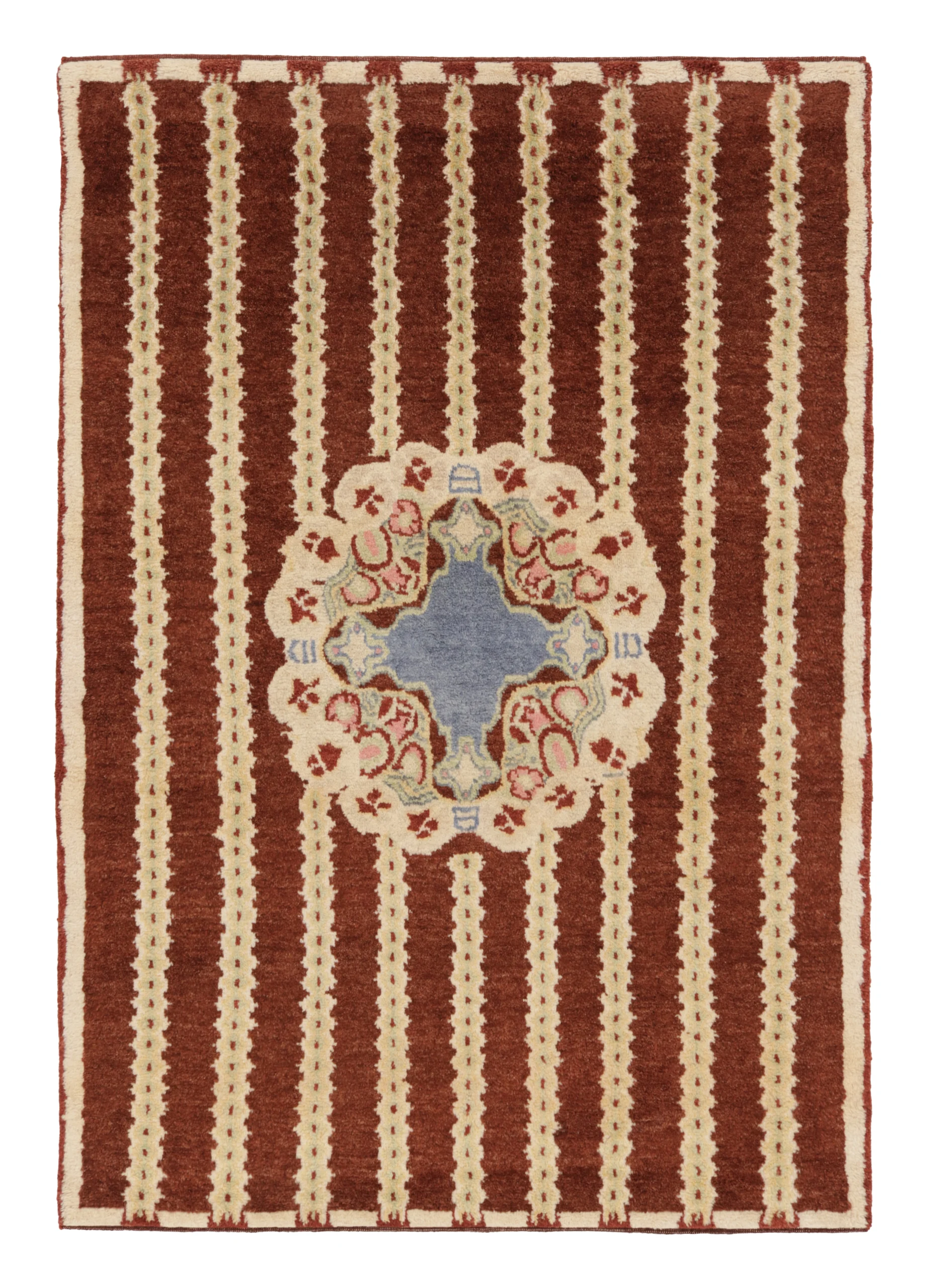 Contemporary French Deco Geometric Rug