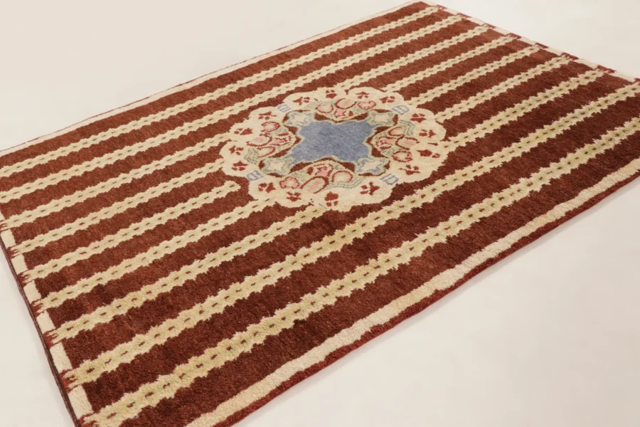 Contemporary French Deco Geometric Rug