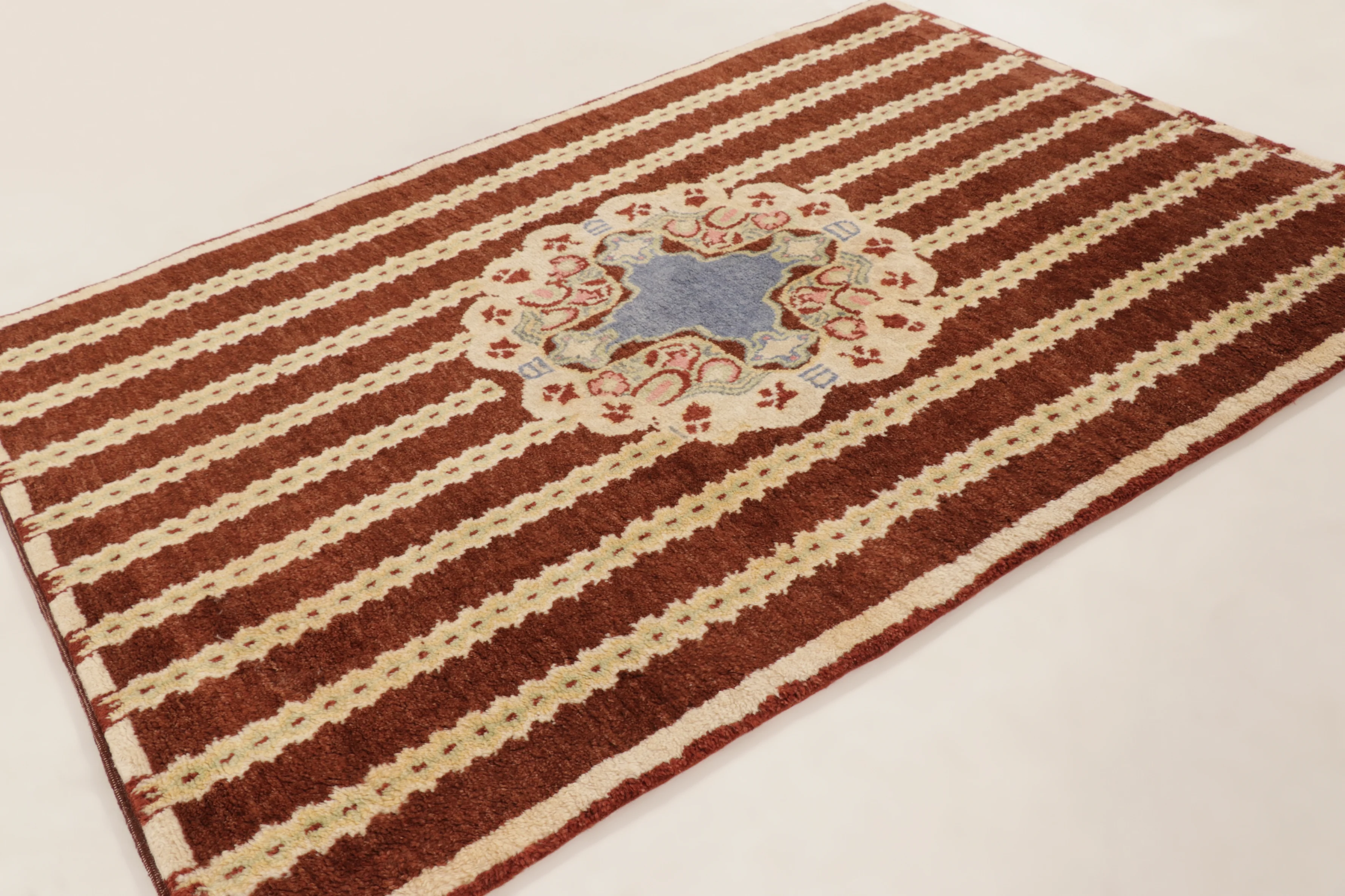 Contemporary French Deco Geometric Rug
