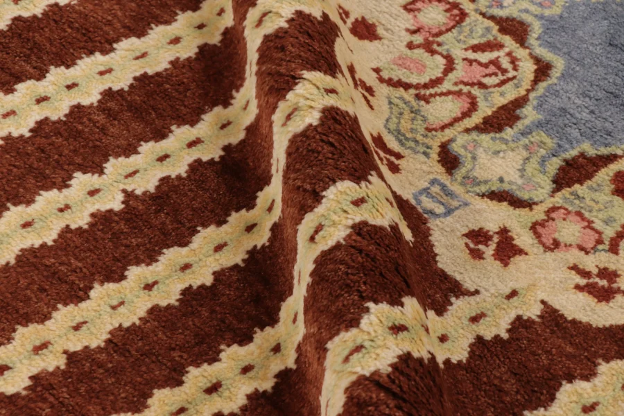 Contemporary French Deco Geometric Rug