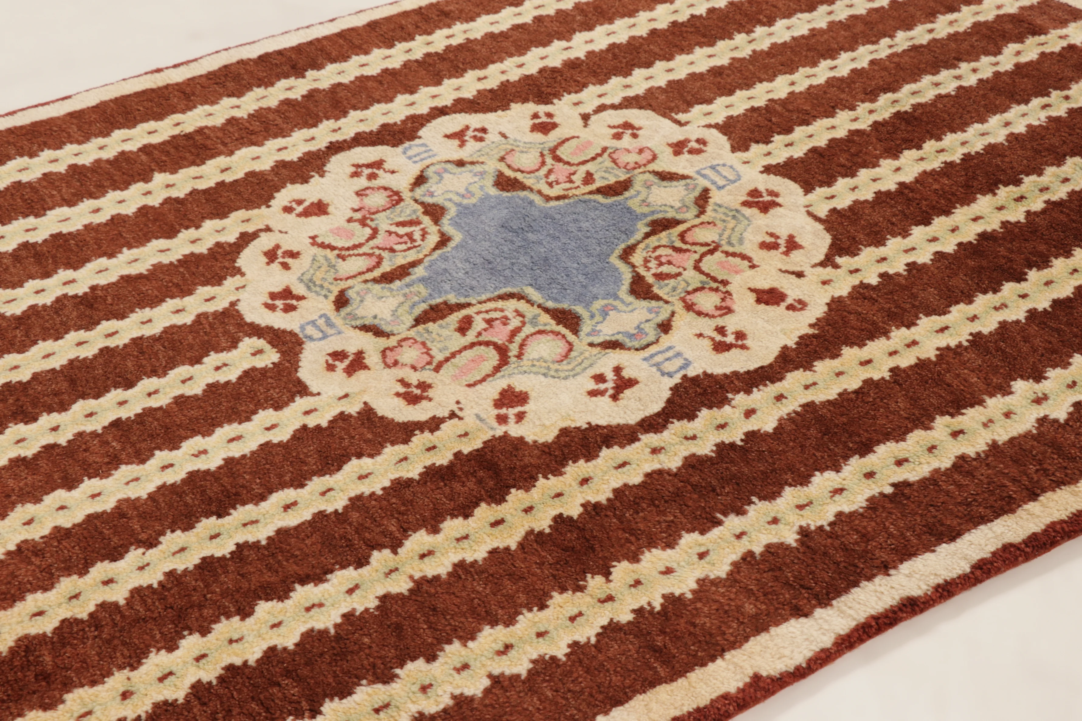 Contemporary French Deco Geometric Rug