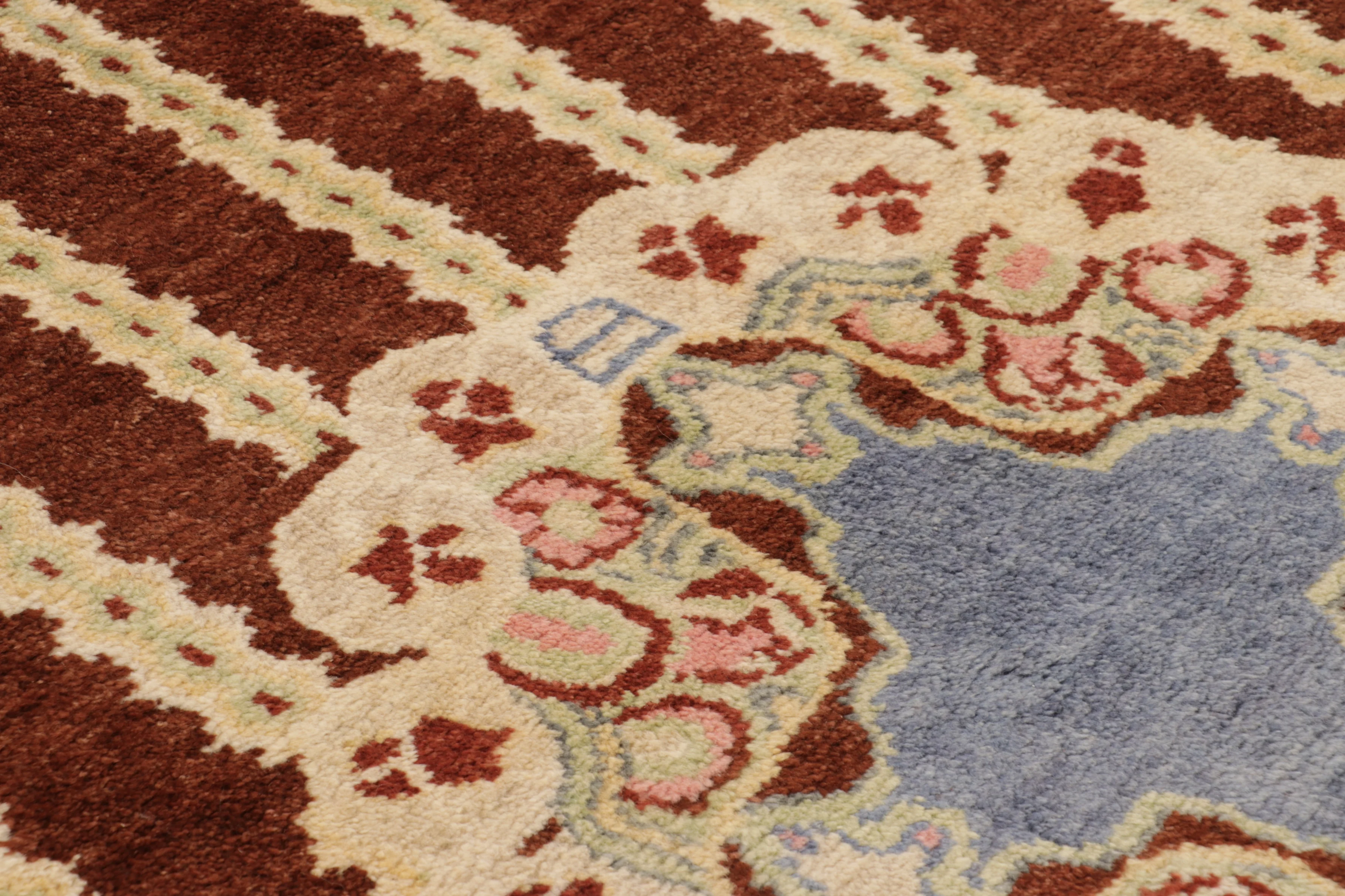 Contemporary French Deco Geometric Rug