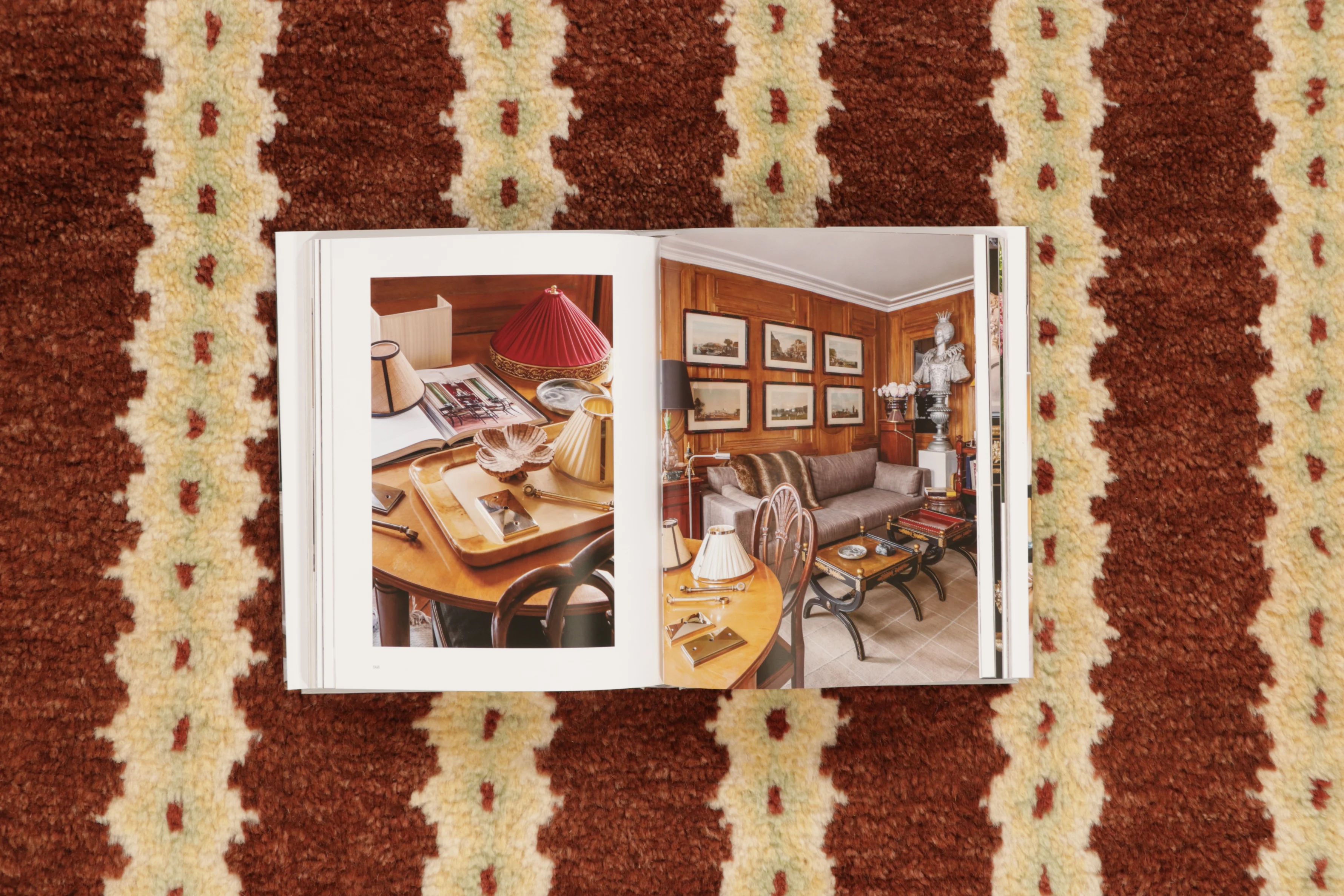 Contemporary French Deco Geometric Rug
