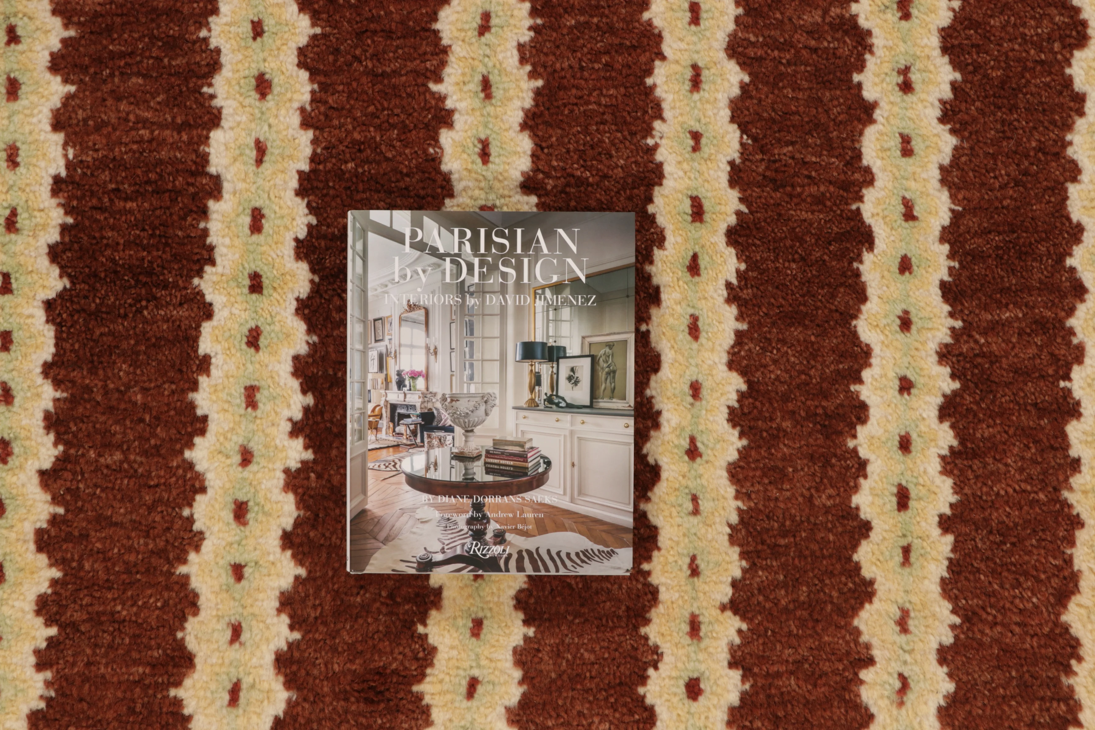 Contemporary French Deco Geometric Rug