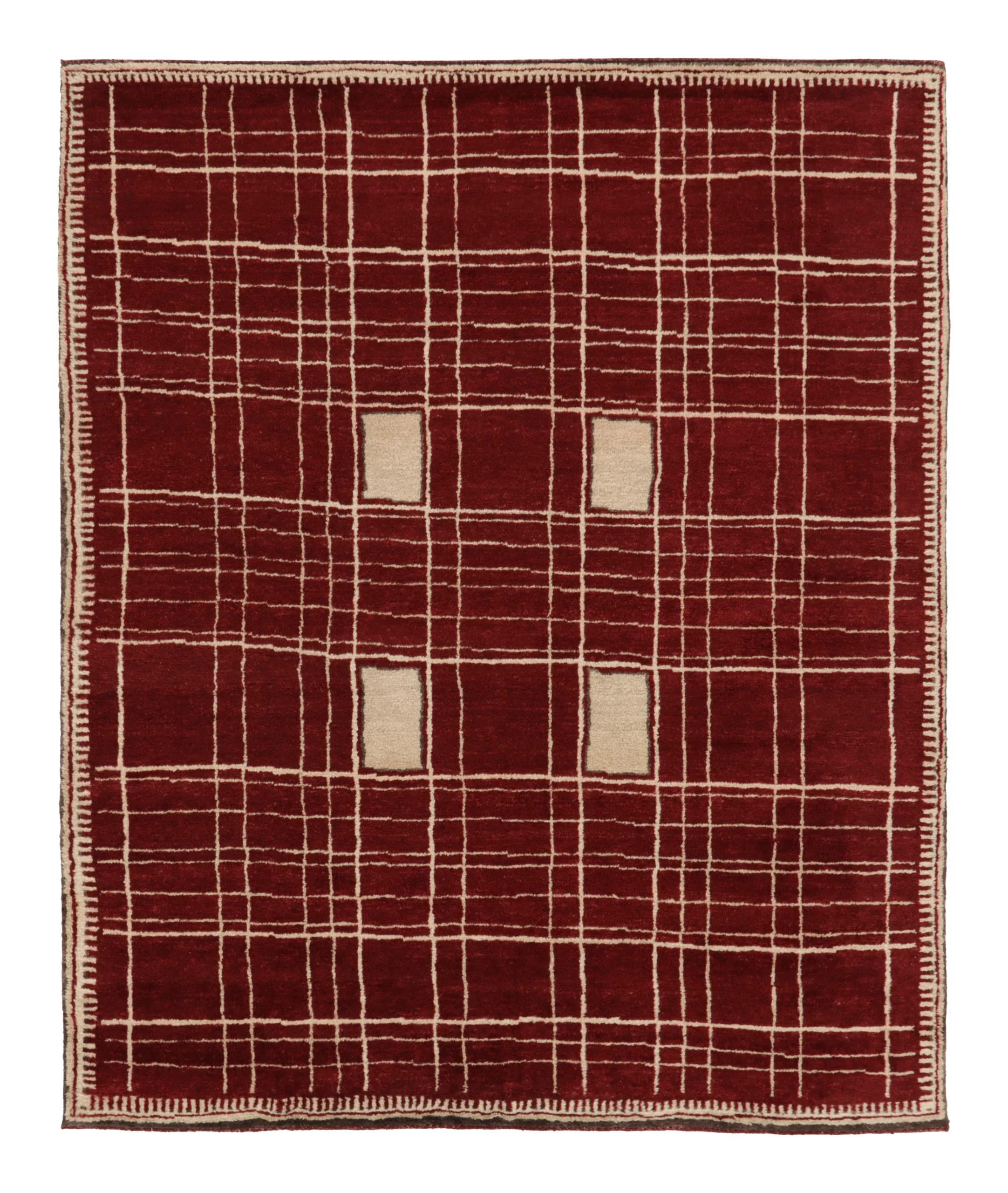 Contemporary Art Deco Geometric Rug