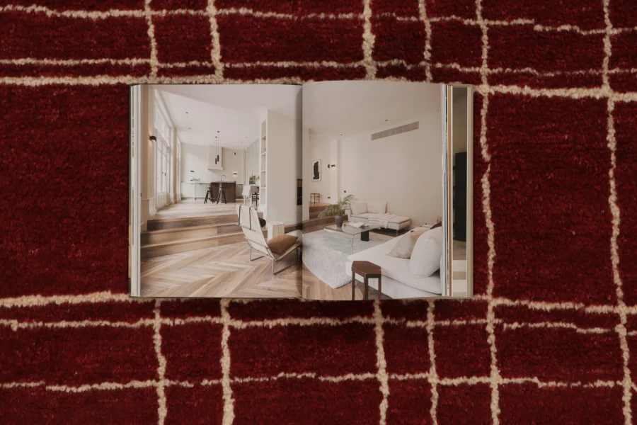 Contemporary Art Deco Geometric Rug
