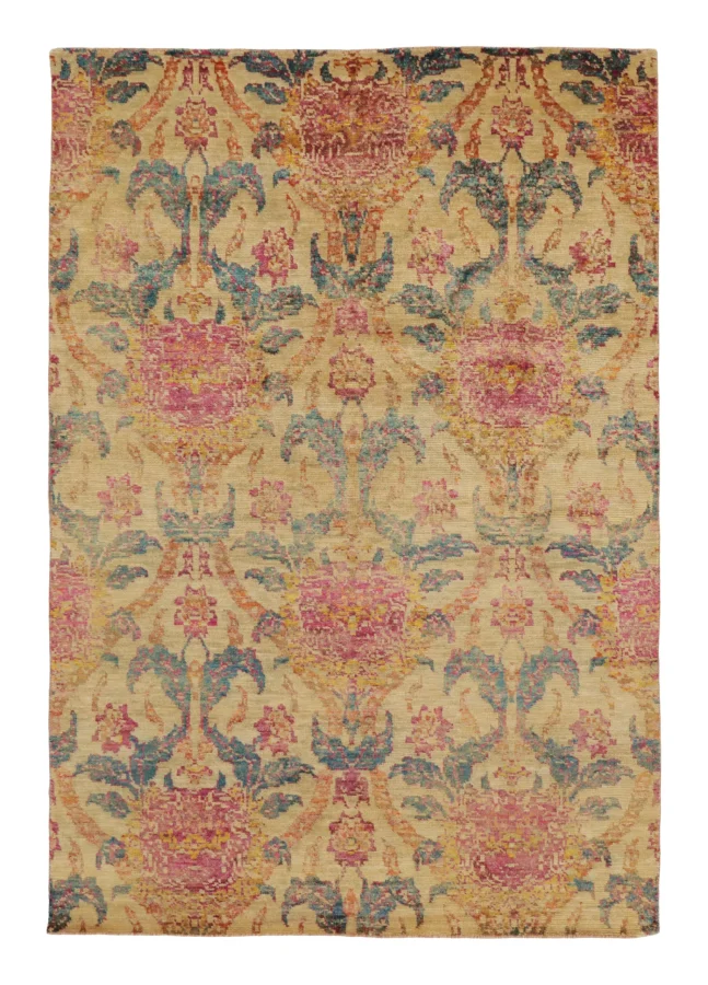 Rug & Kilim’s Contemporary Rug with Transitional Floral Designs