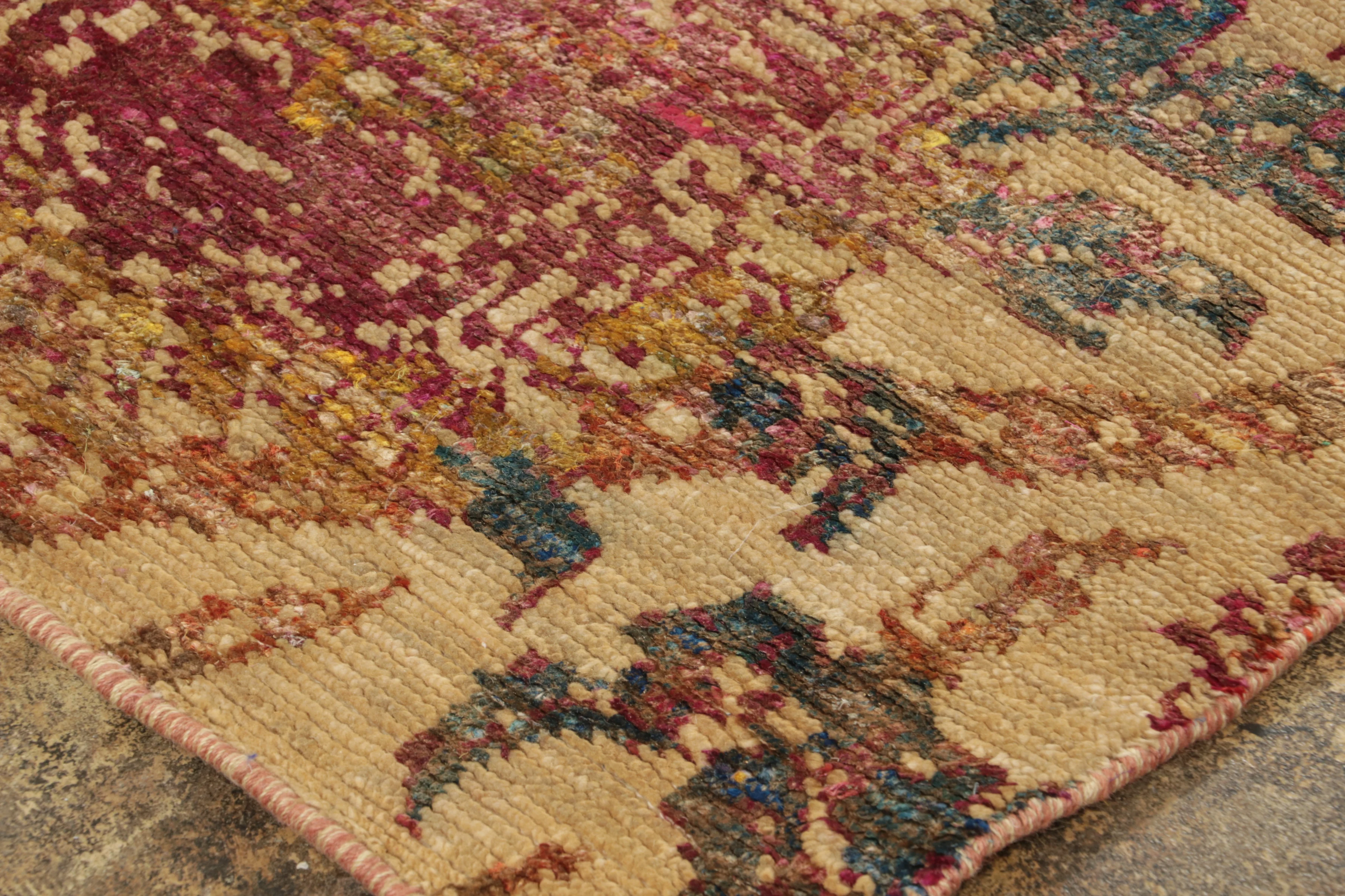 Contemporary Transitional Floral Rug