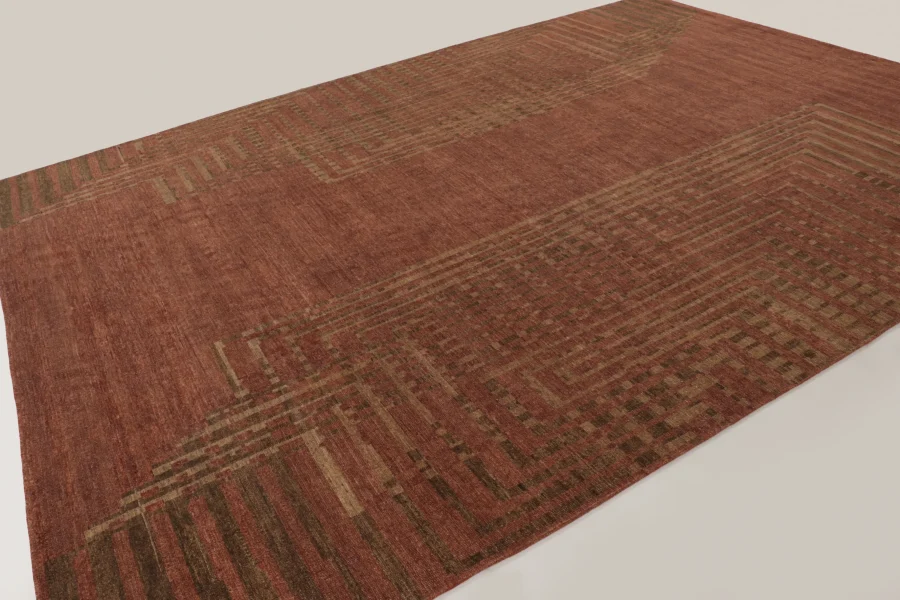 Oversized Contemporary Art Deco Rug