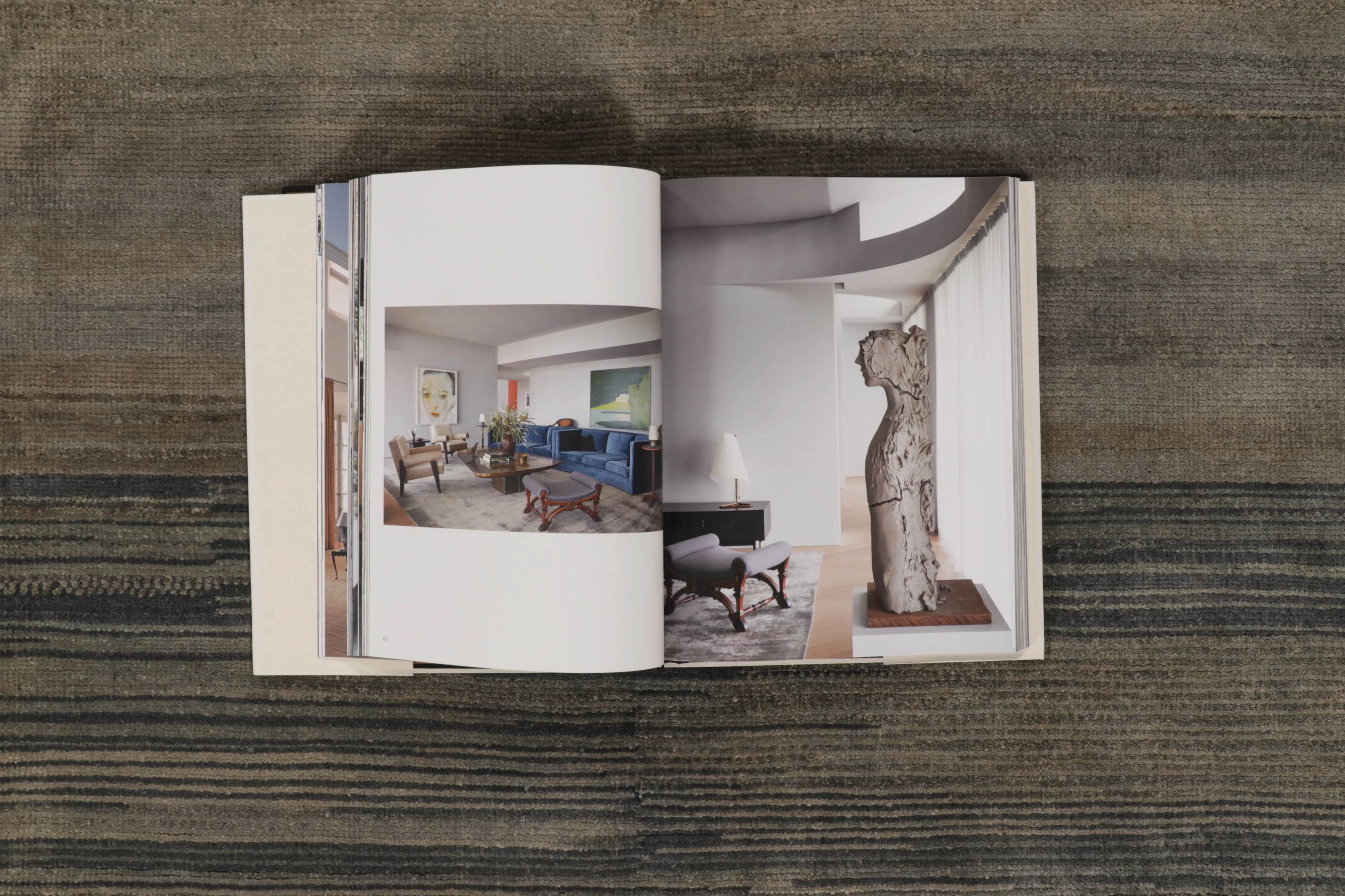 Oversized Contemporary Textural Rug