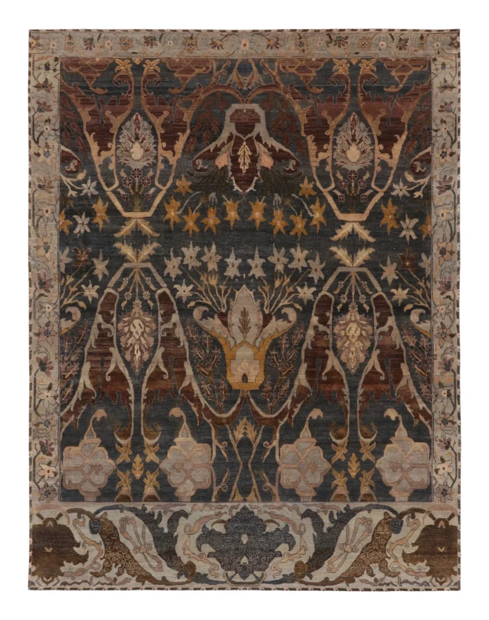 Rug & Kilim's Contemporary Bidjar Rug with Ornate Floral Arabesque Design