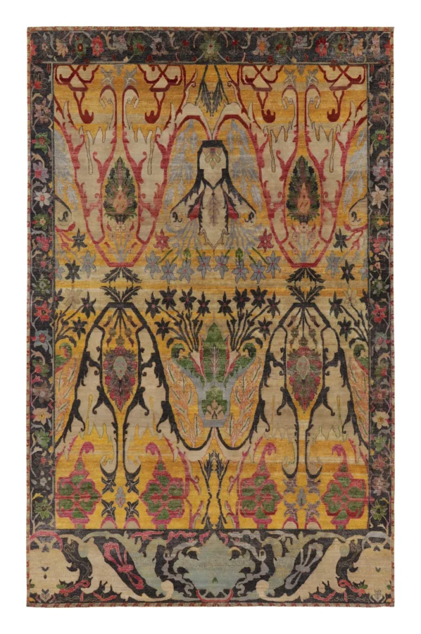 Rug & Kilim's Oversized Modern Classics Bidjar Rug with Polychromatic Florals