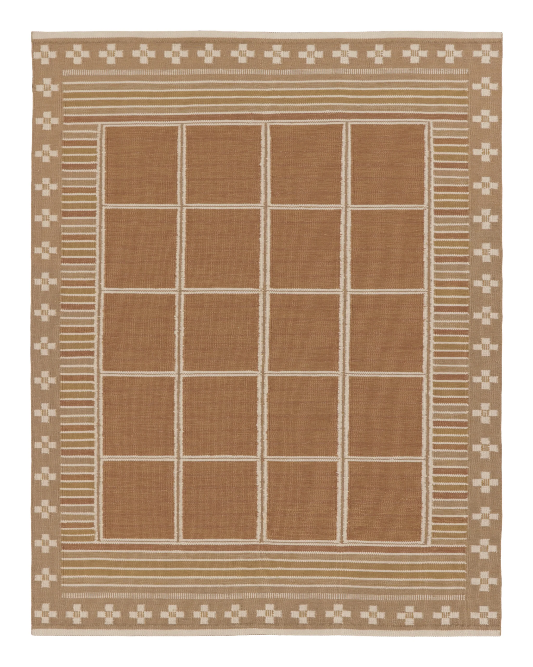Contemporary Scandinavian Flatweave Rug