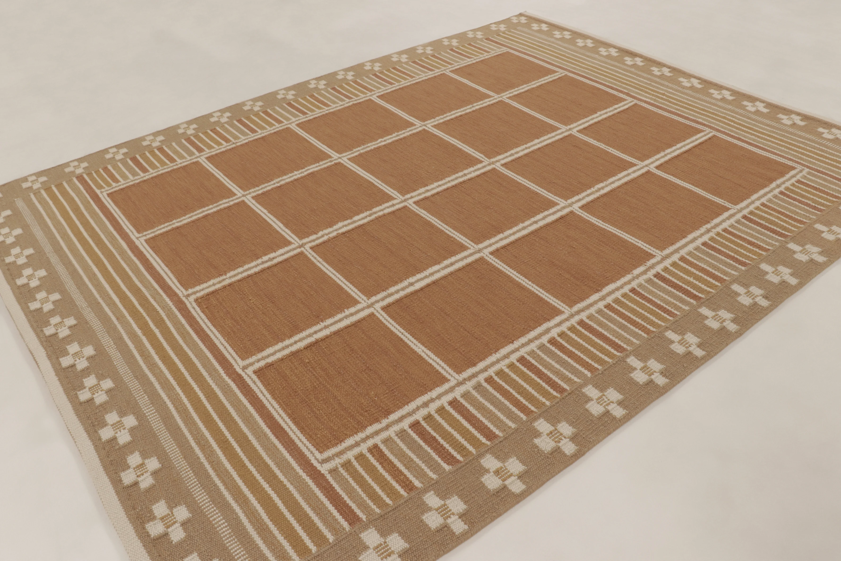 Contemporary Scandinavian Flatweave Rug