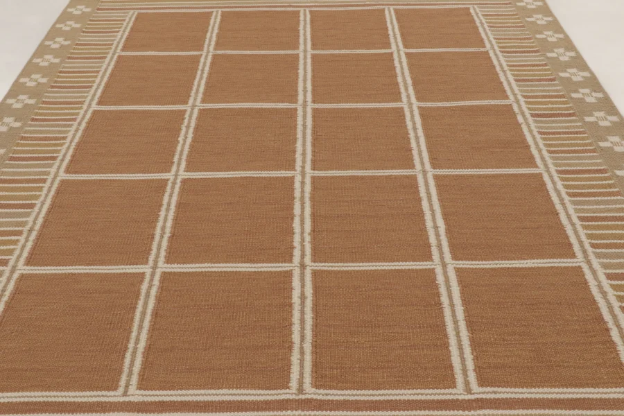 Contemporary Scandinavian Flatweave Rug