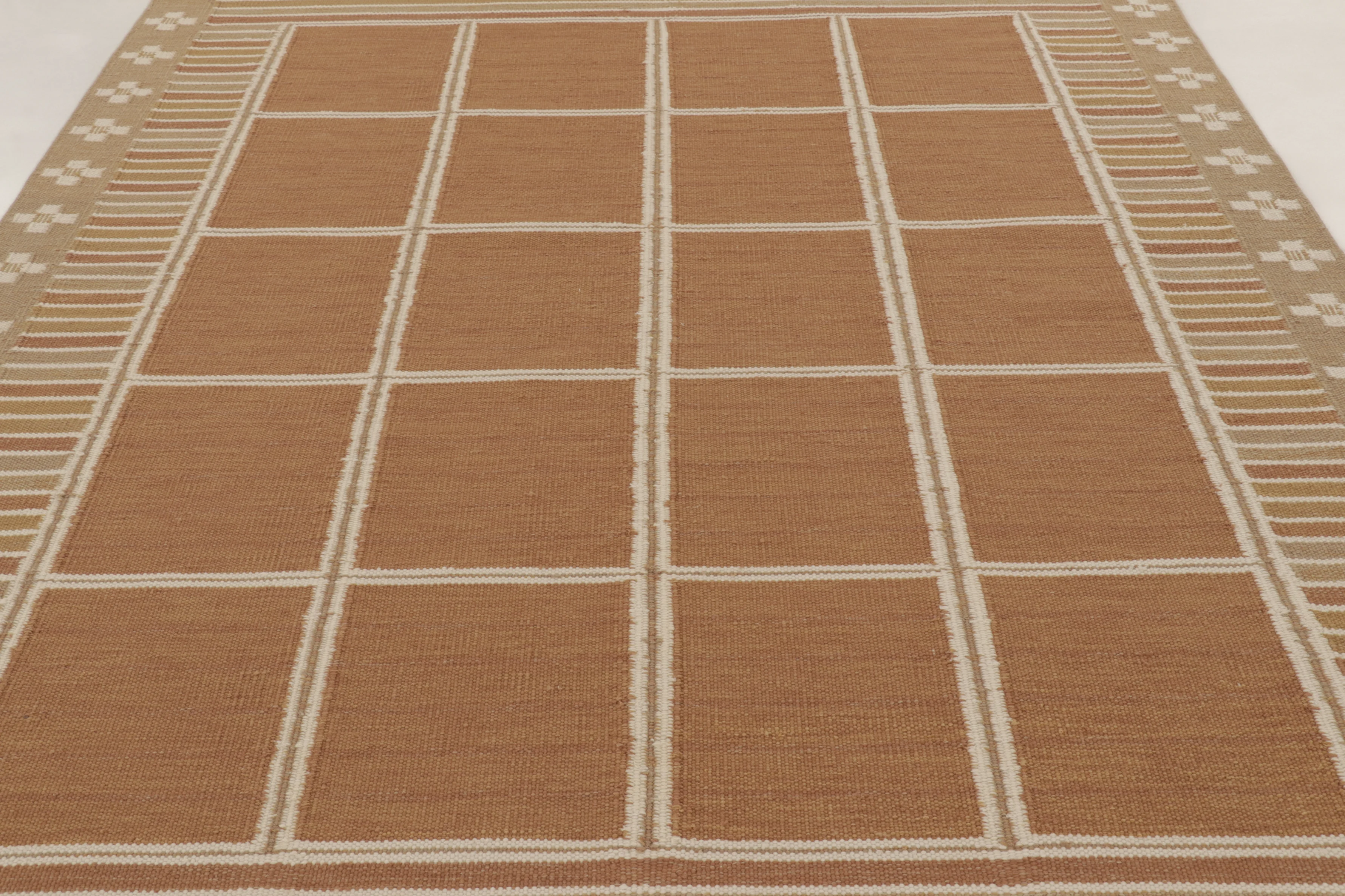 Contemporary Scandinavian Flatweave Rug