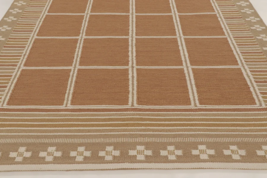 Contemporary Scandinavian Flatweave Rug