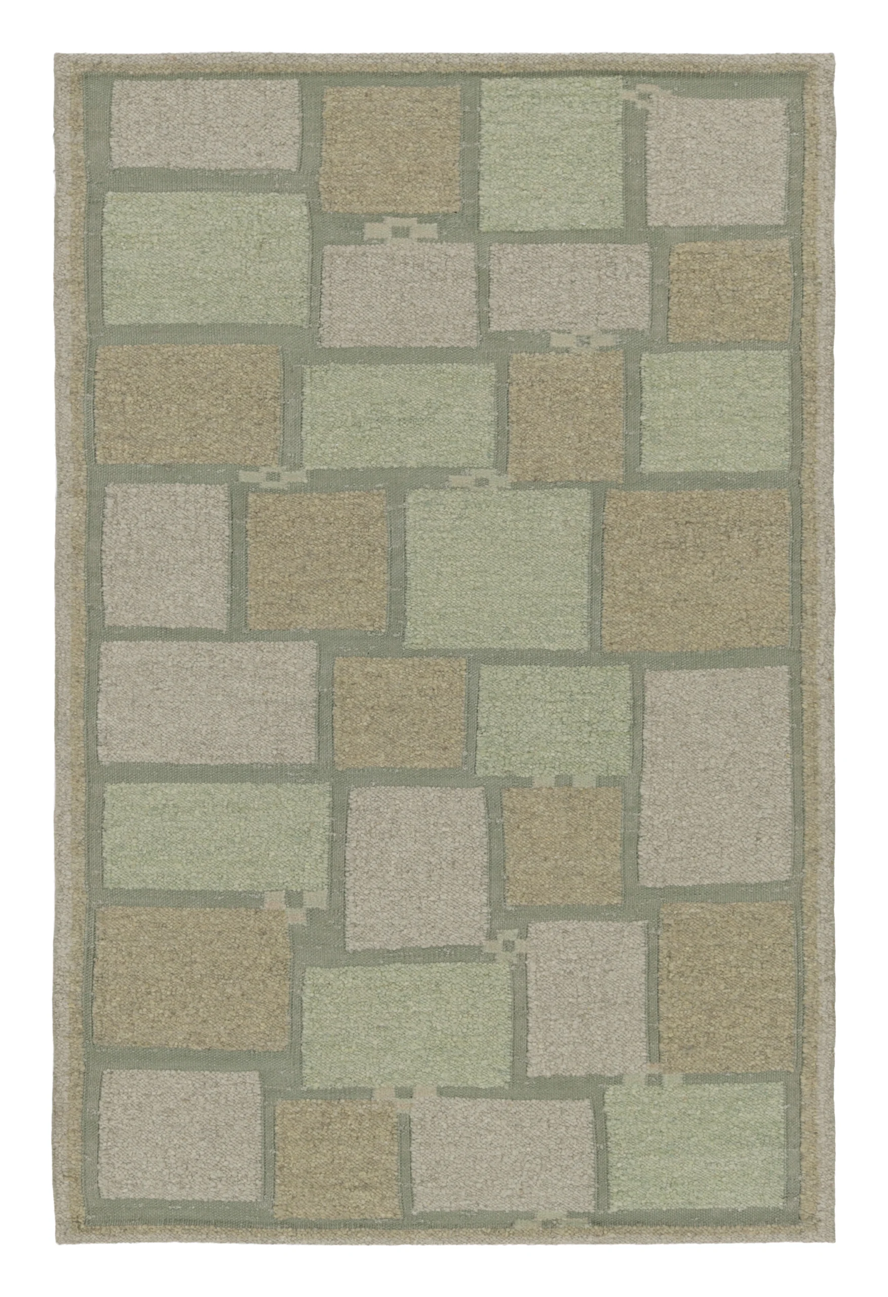 Contemporary Scandinavian Flatweave Rug