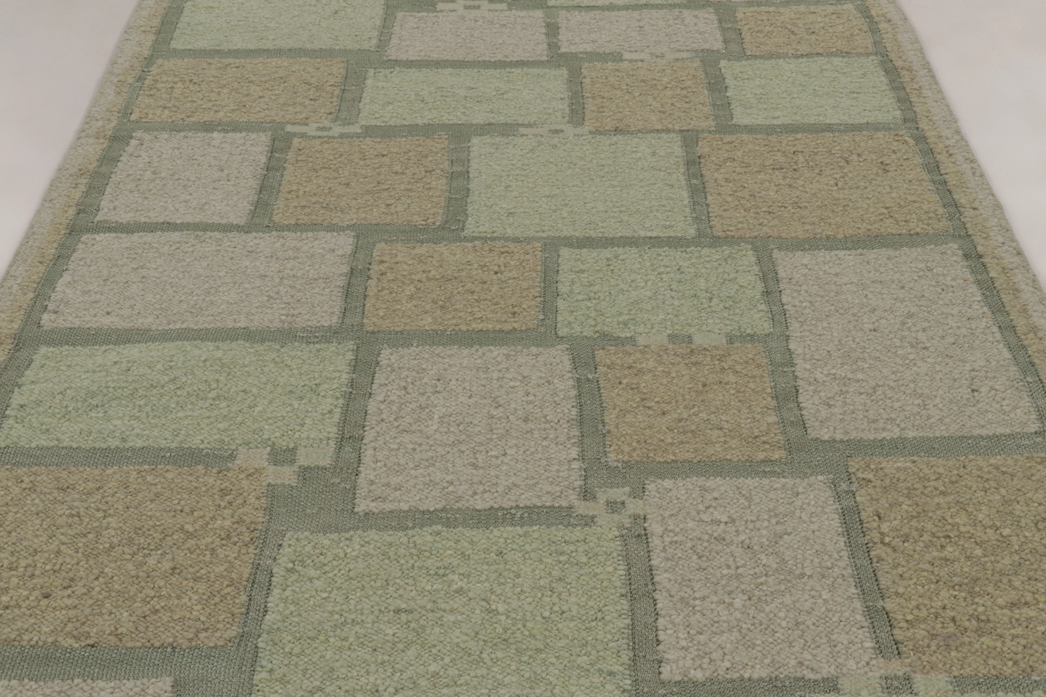 Contemporary Scandinavian Flatweave Rug