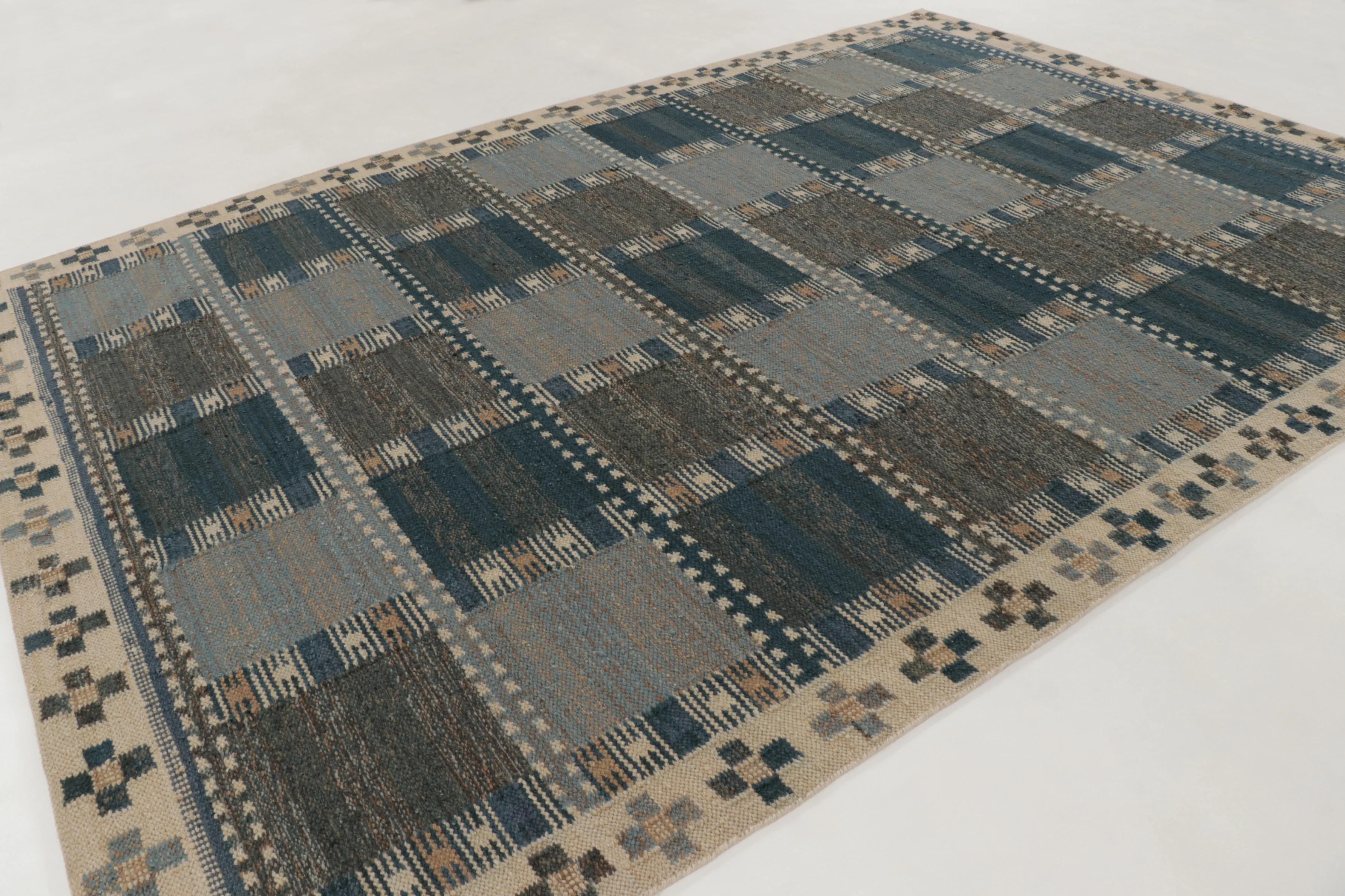 Scandinavian Geometric Custom Rug
