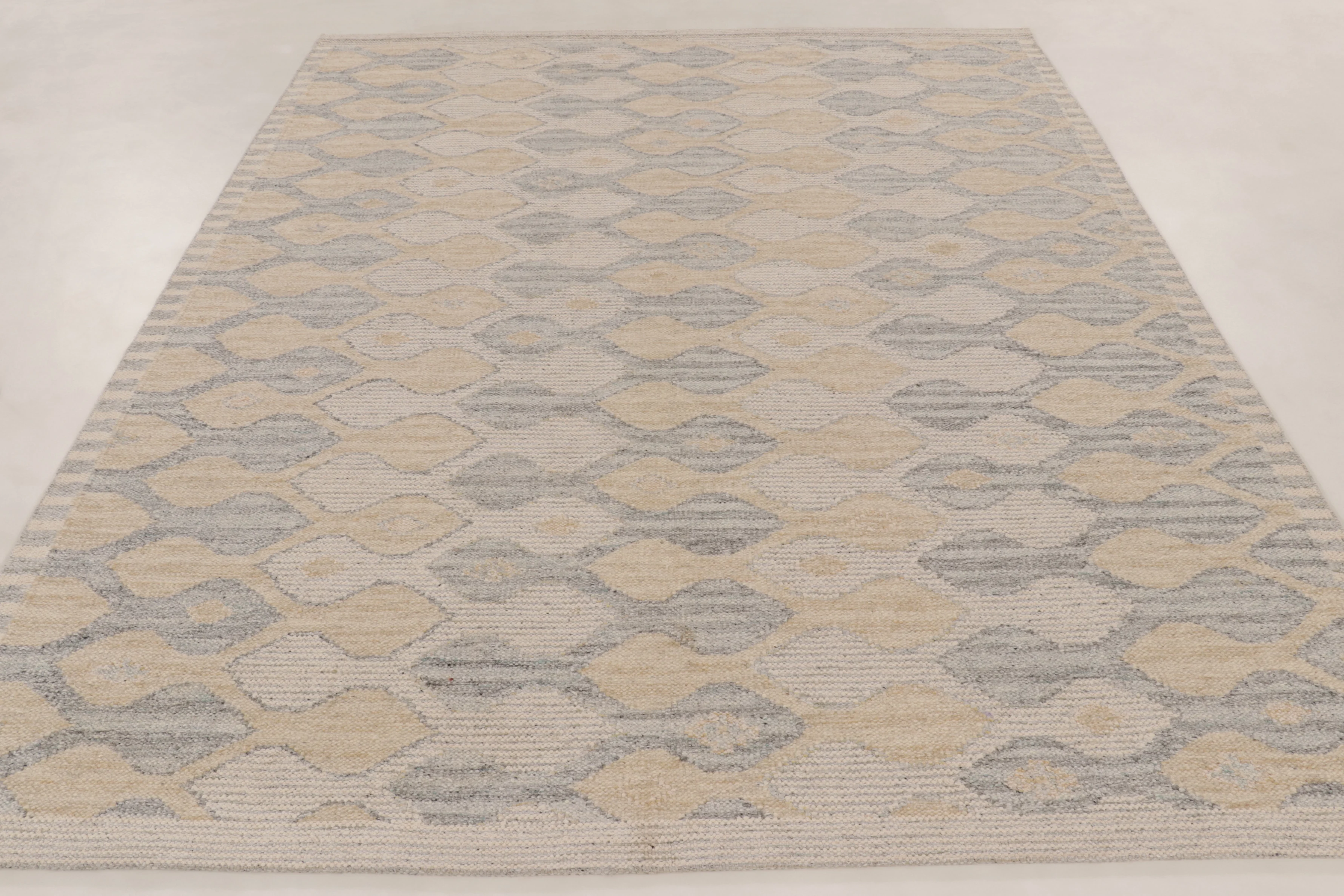 Contemporary Scandinavian Flatweave Custom Rug