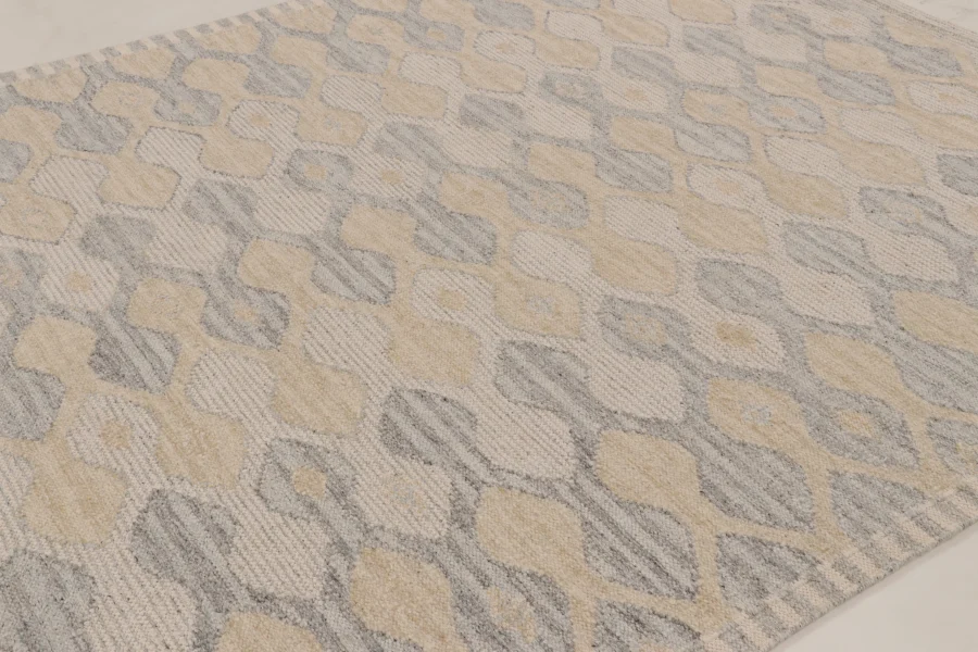 Contemporary Scandinavian Flatweave Custom Rug