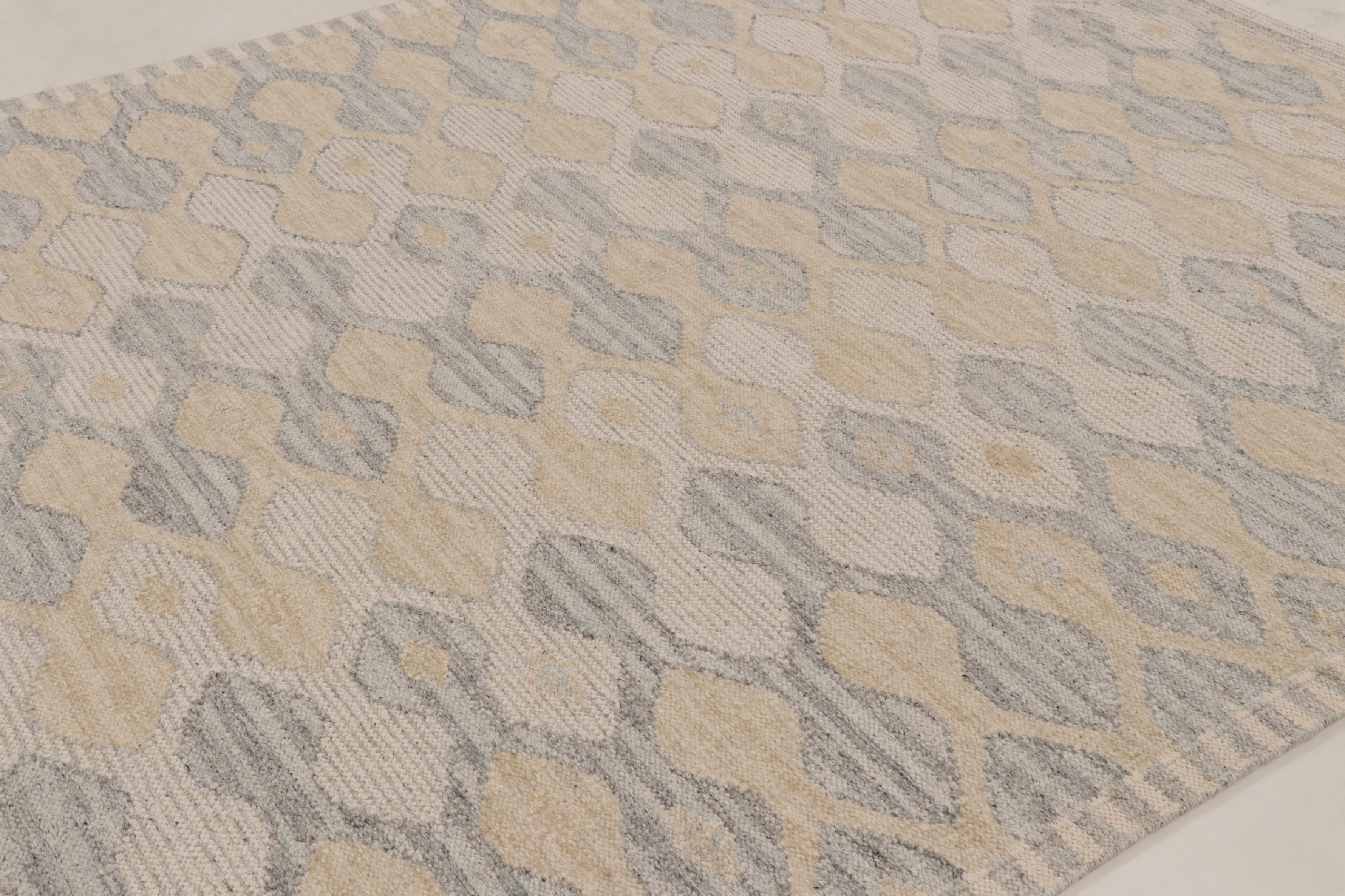 Contemporary Scandinavian Flatweave Custom Rug