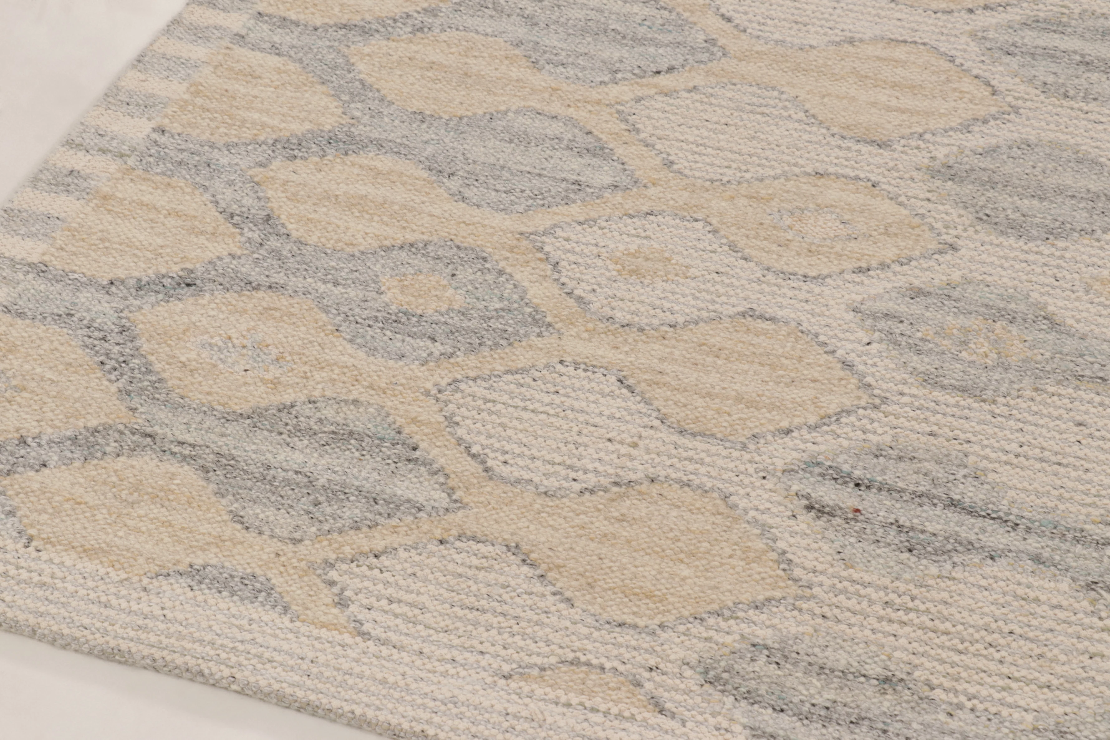 Contemporary Scandinavian Flatweave Custom Rug