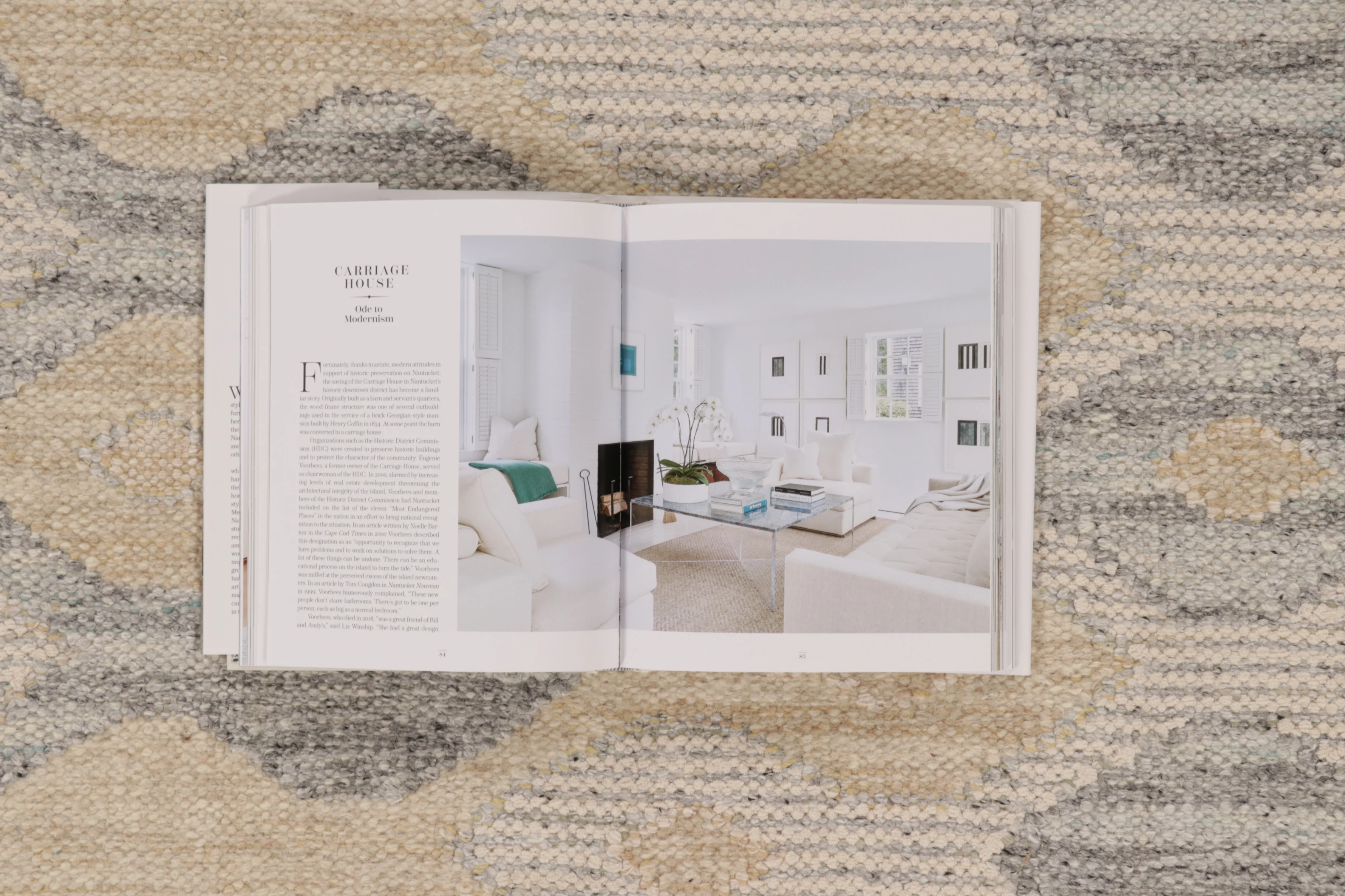 Contemporary Scandinavian Flatweave Custom Rug