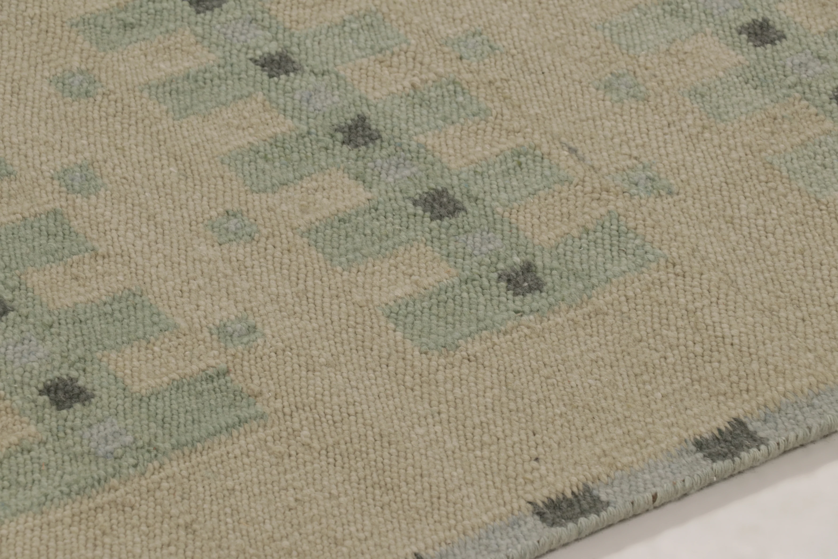 Contemporary Scandinavian Flatweave Custom Rug