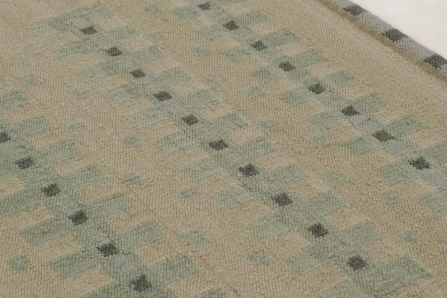 Contemporary Scandinavian Flatweave Custom Rug