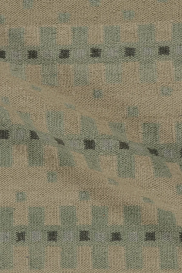 Contemporary Scandinavian Flatweave Custom Rug