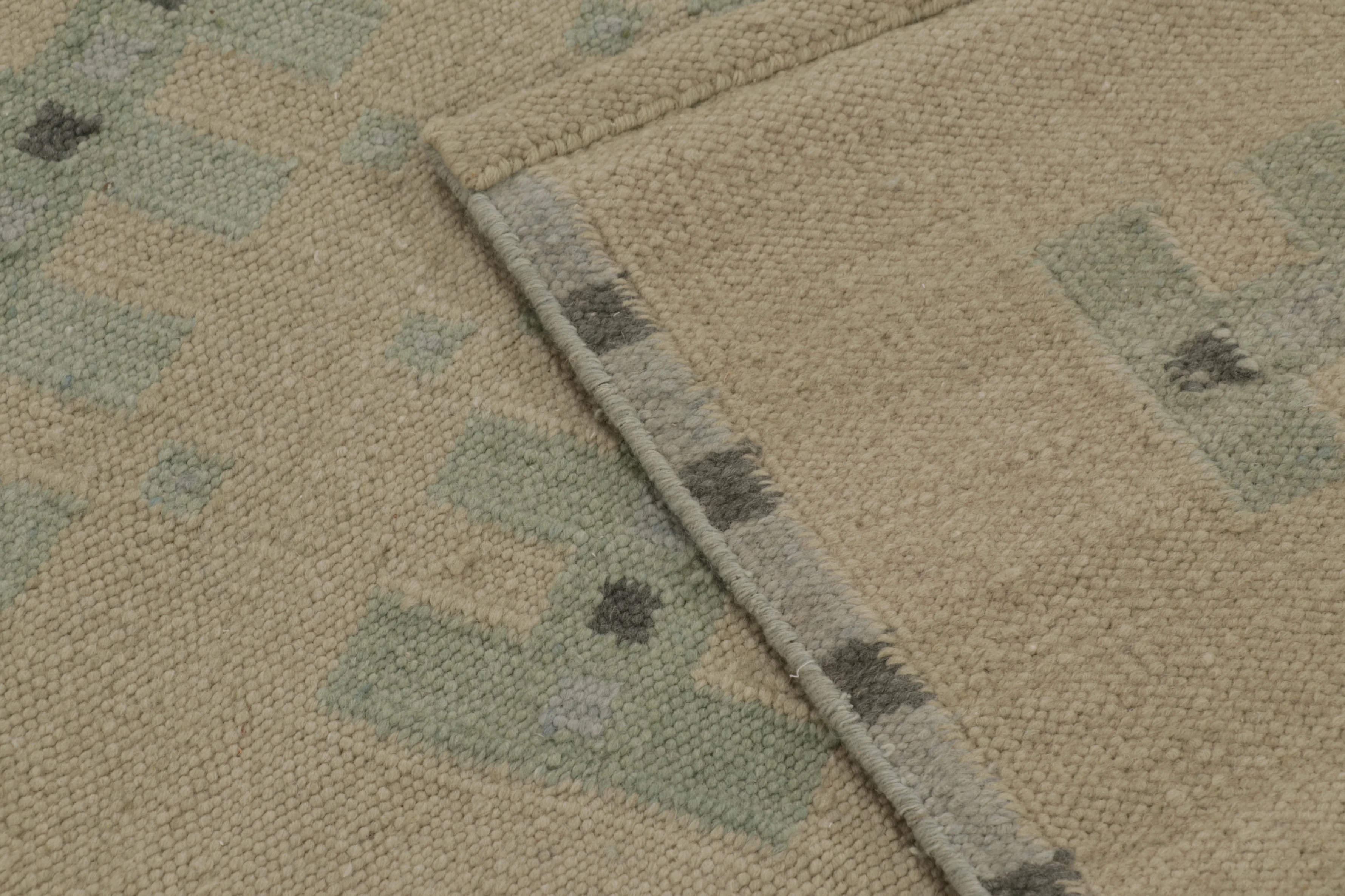 Contemporary Scandinavian Flatweave Custom Rug