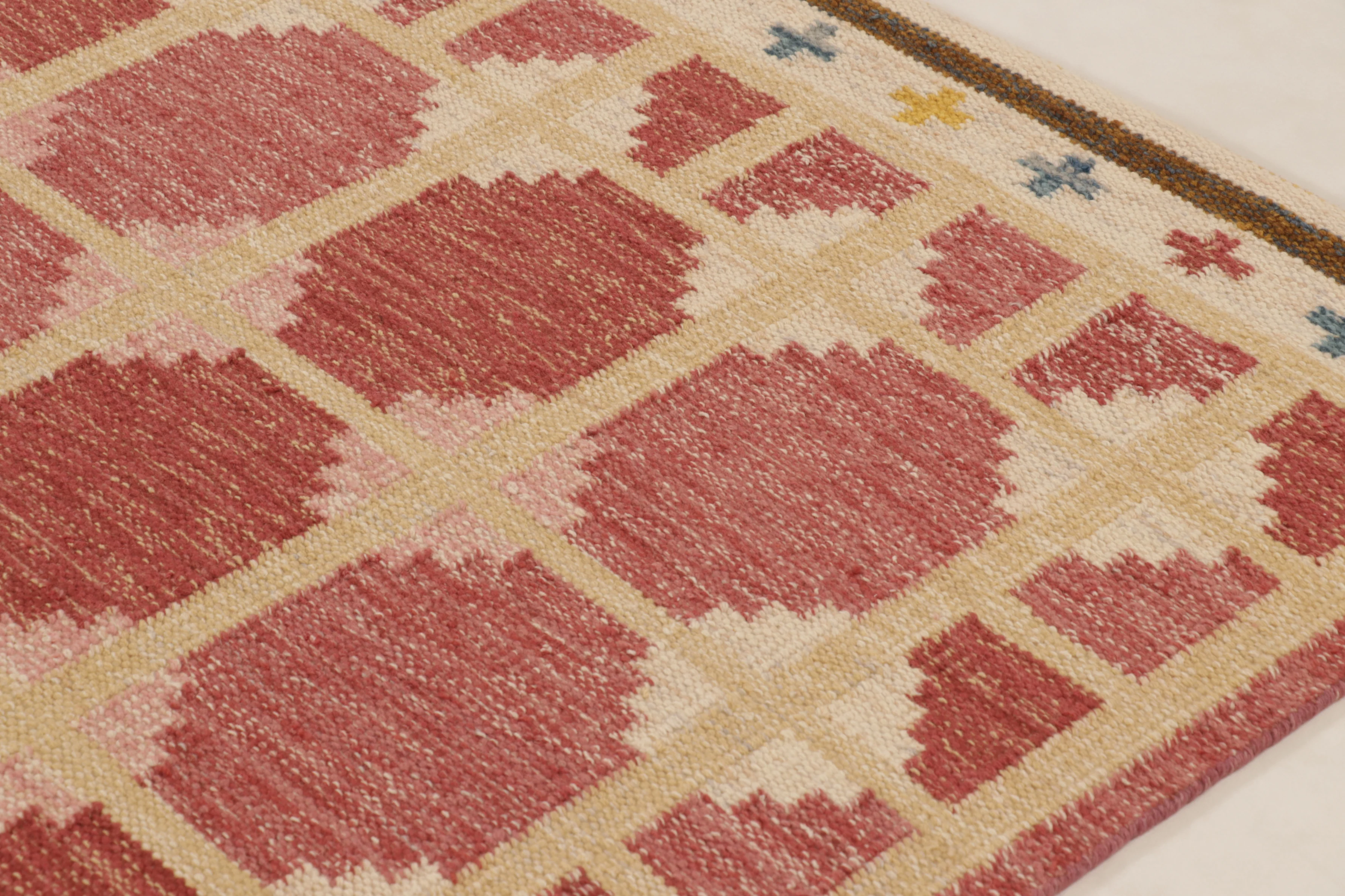 Contemporary Scandinavian Flatweave Rug