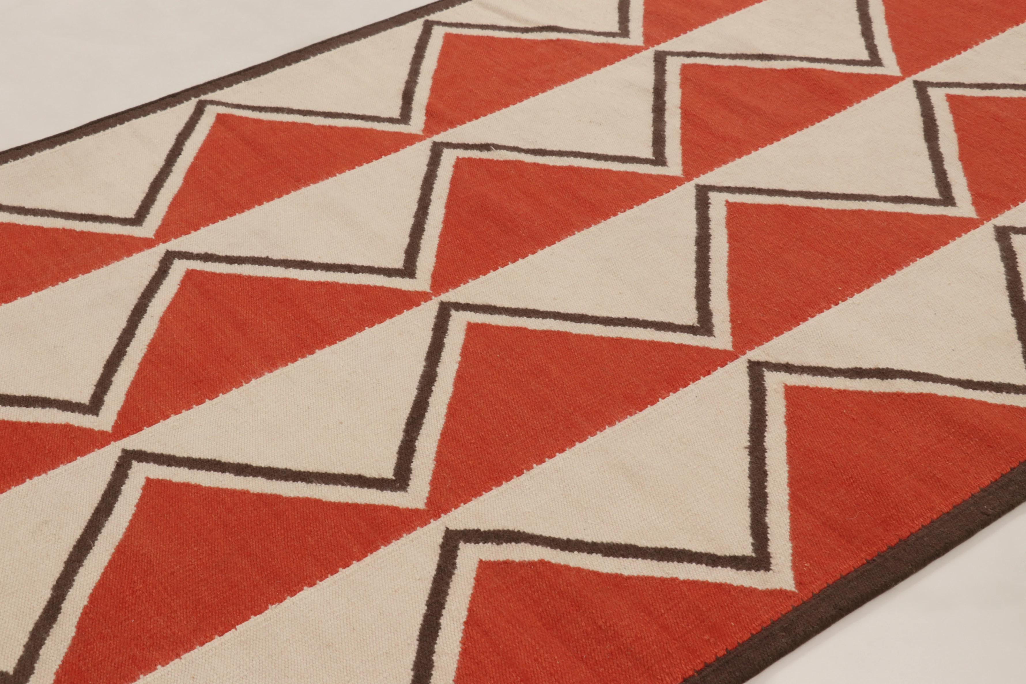 Contemporary Scandinavian Flatweave Rug