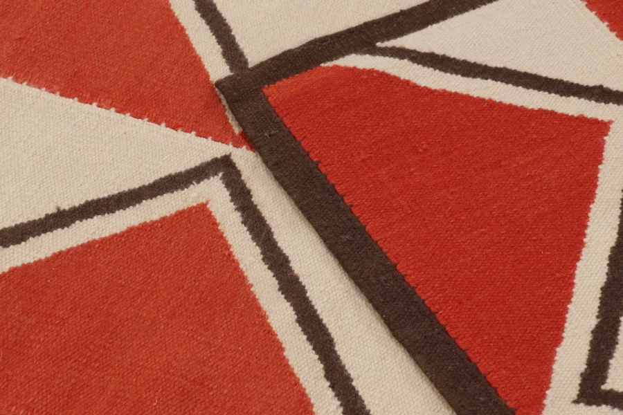Contemporary Scandinavian Flatweave Rug